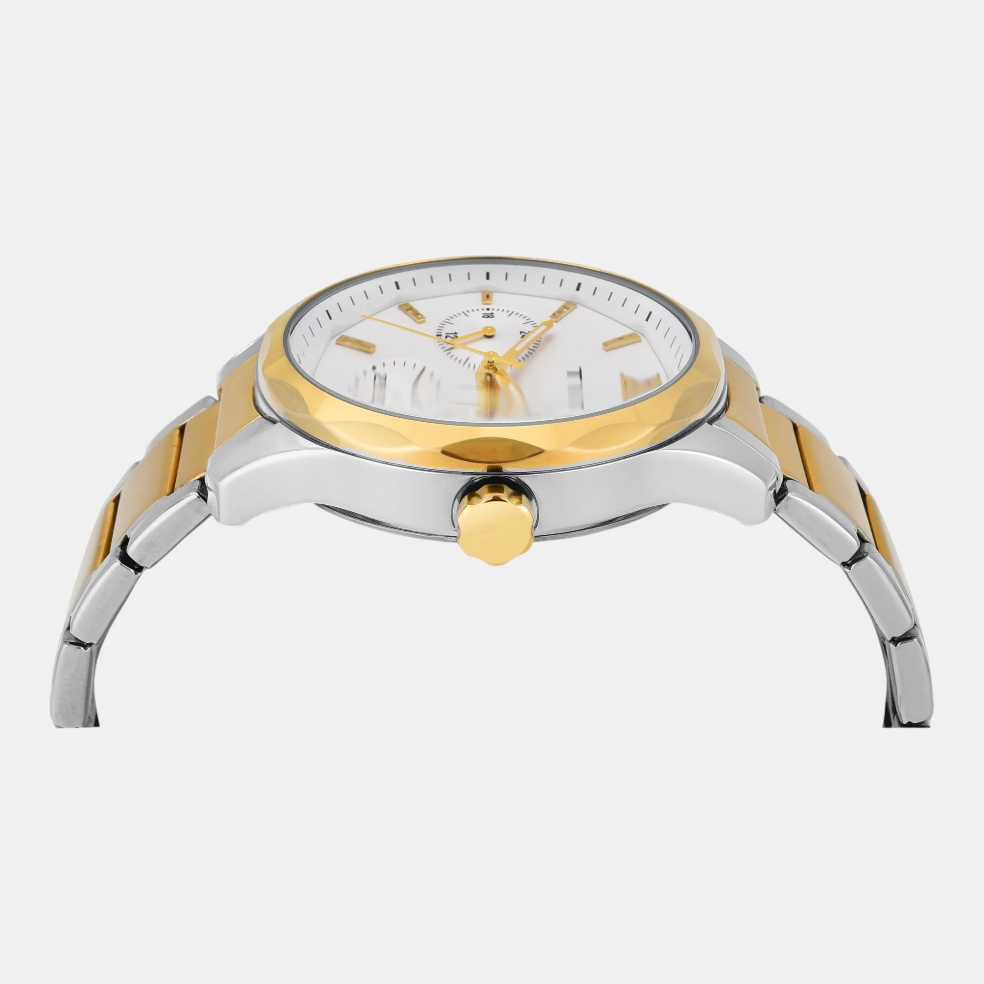 Fashion Men Quartz White Dial Multi-Function Stainless Steel Watch TW0TG7624 - Image 4