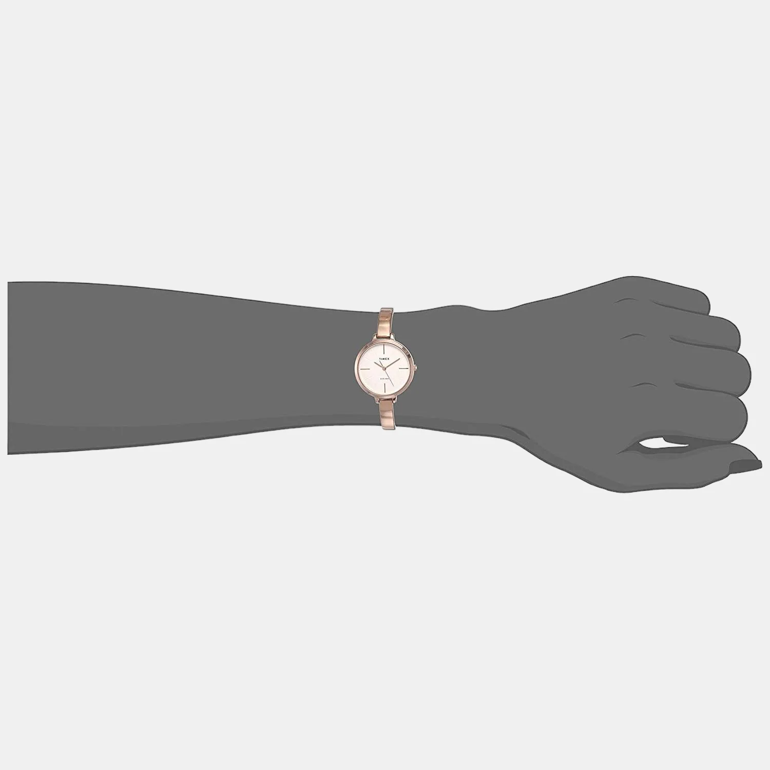 Fashion Women Quartz Beige Dial Analog Stainless Steel Watch TWEL12804 - Image 5