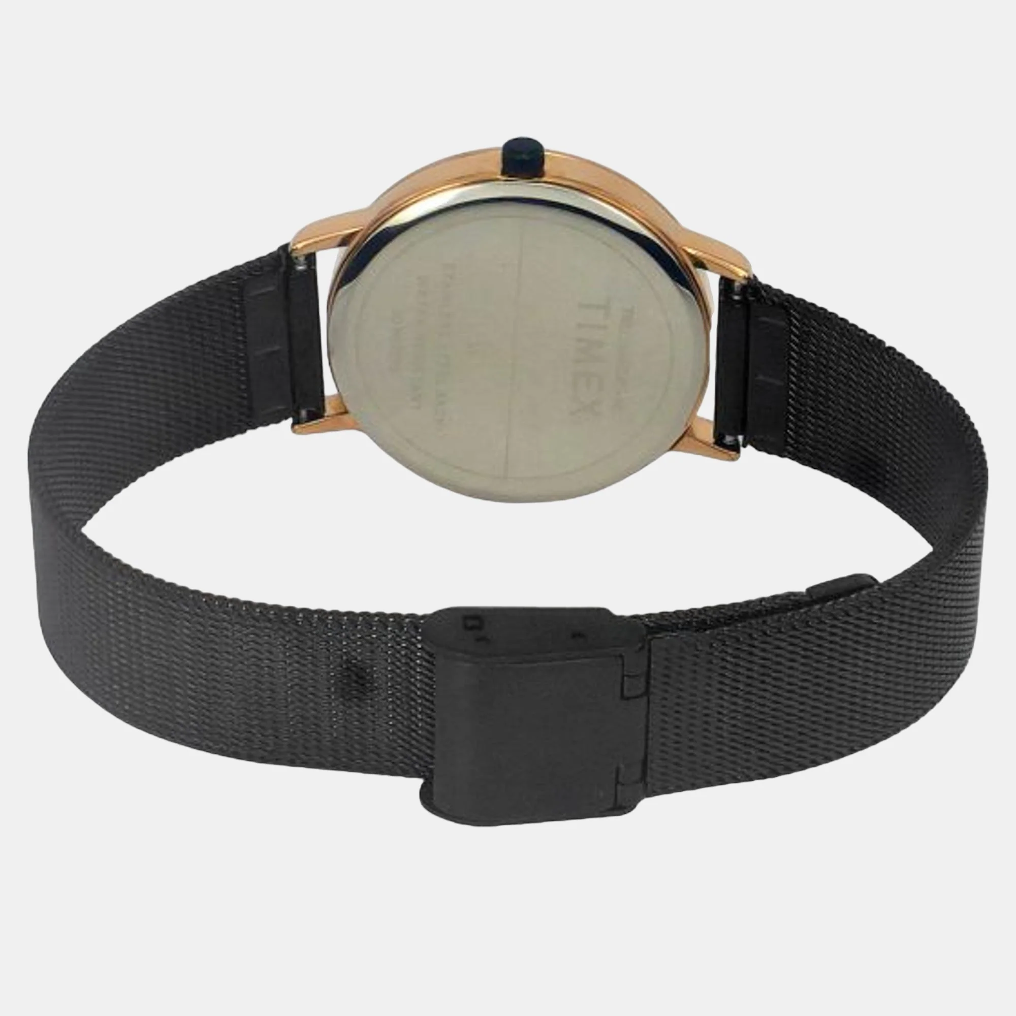 Fashion Women Quartz Black Dial Analog Mesh Watch TWEL15608 - Image 4