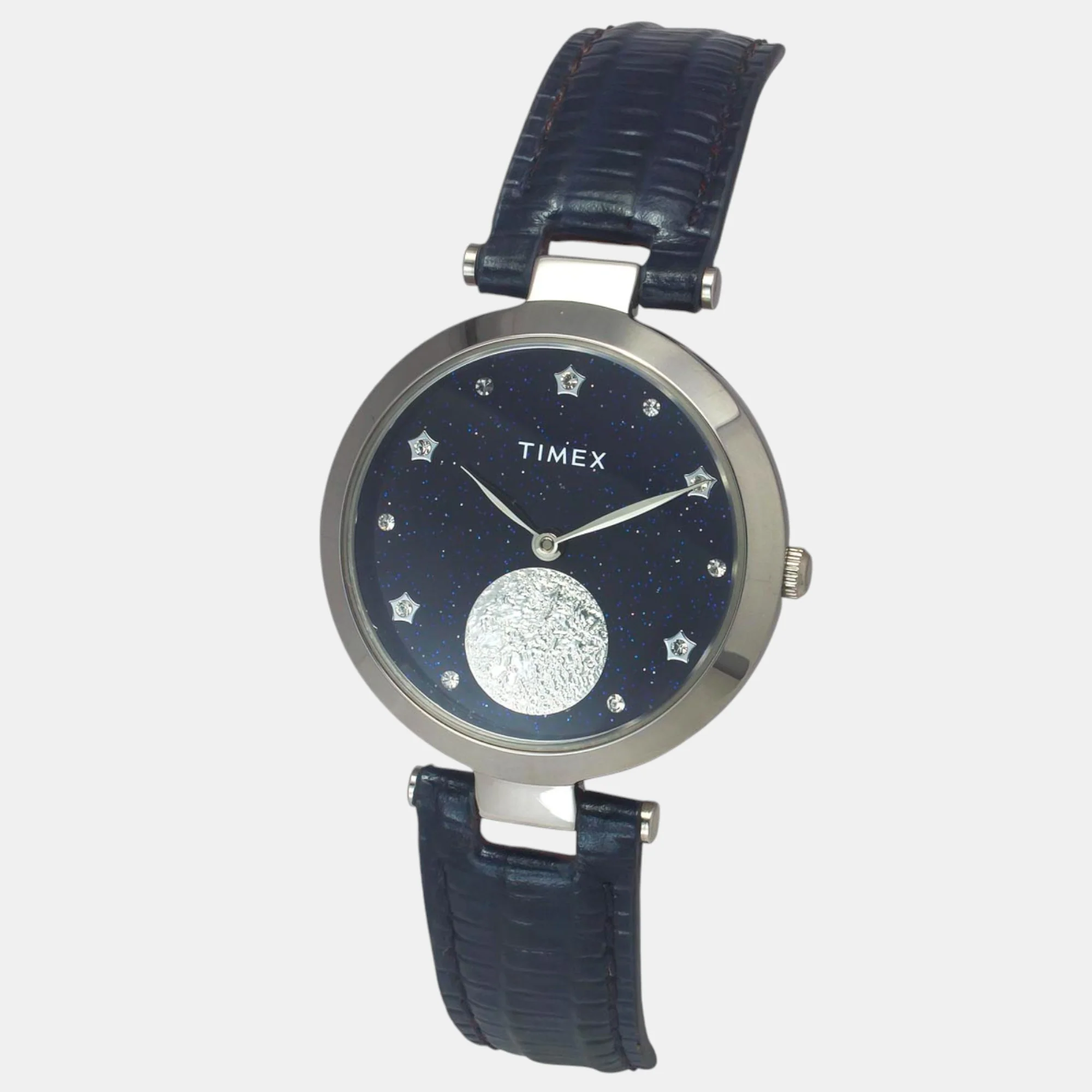 Fashion Women Quartz Blue Dial Analog Leather Watch TWEL19202 - Image 2