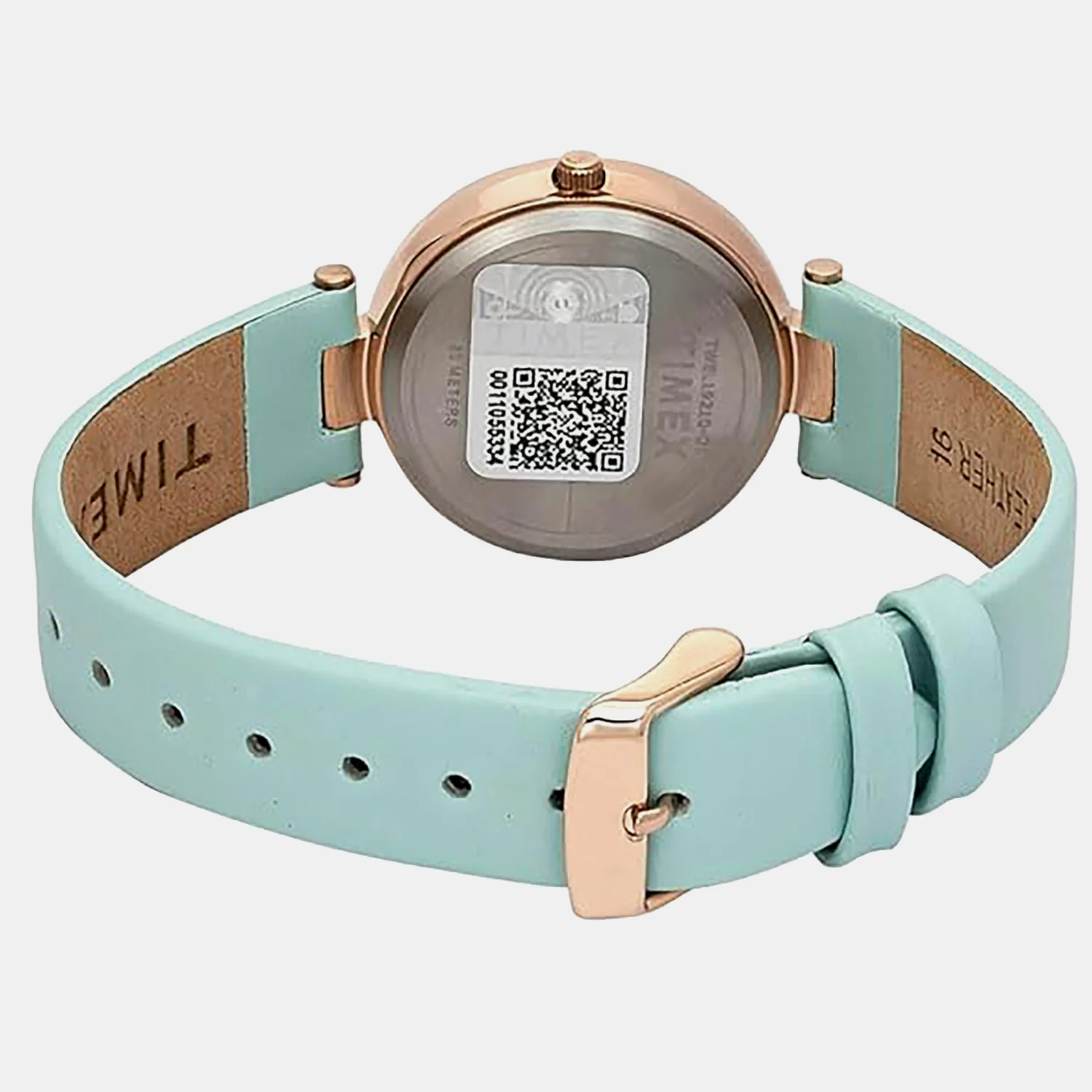Fashion Women Quartz Blue Dial Analog Leather Watch TWEL19210 - Image 3