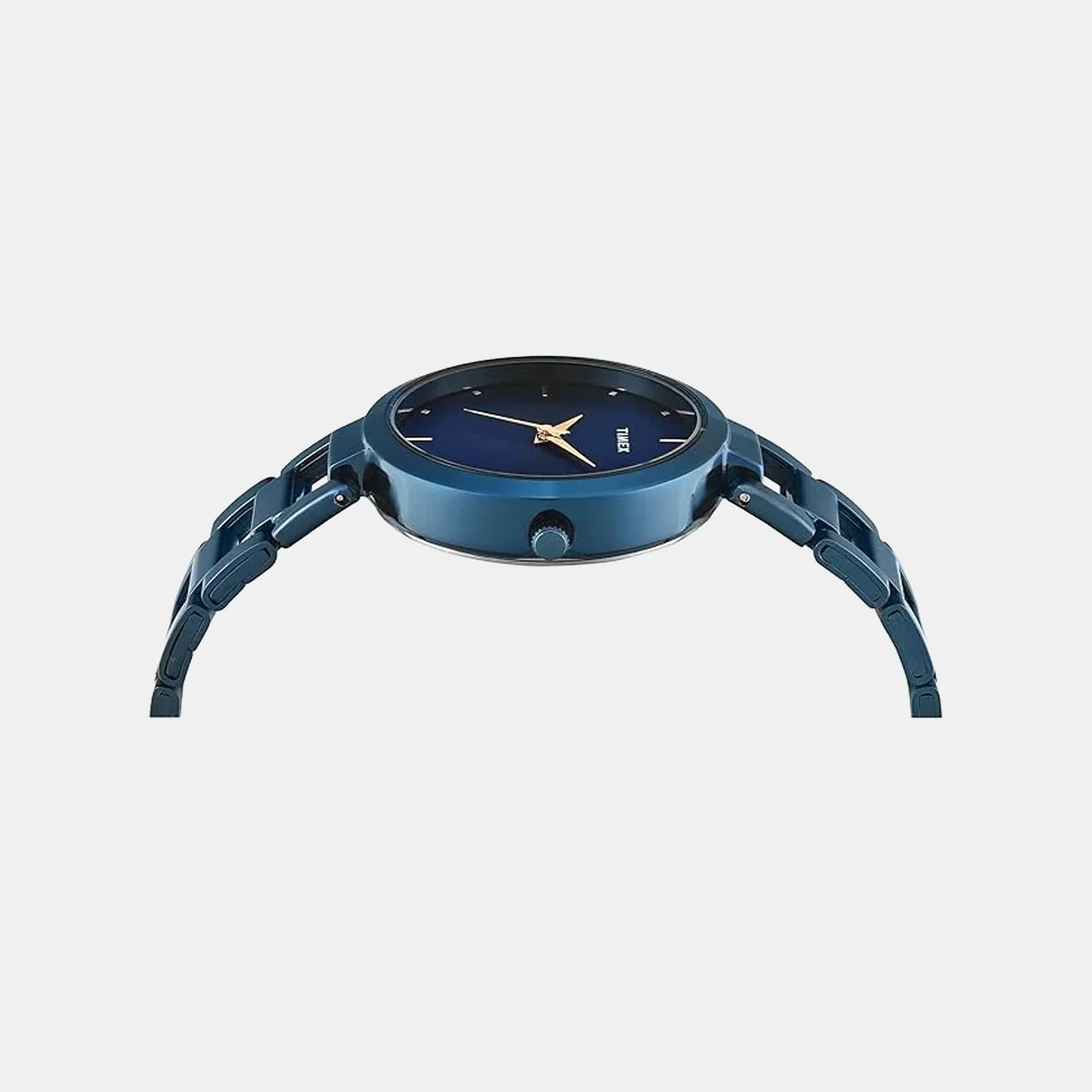 Fashion Women Quartz Blue Dial Analog Stainless Steel Watch TW000X277 - Image 3