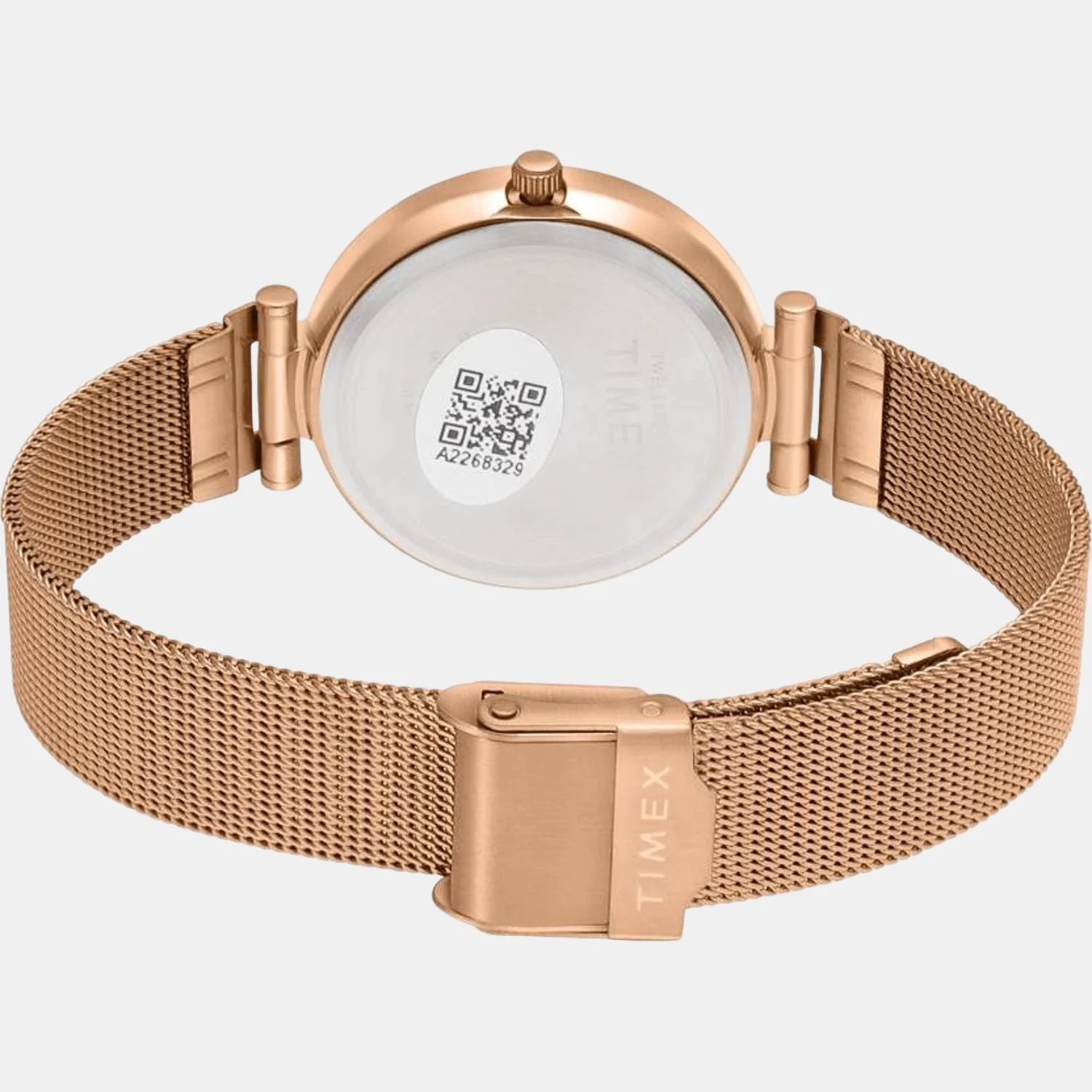 Fashion Women Quartz Blue Dial Analog Mesh Watch TWEL11824 - Image 3