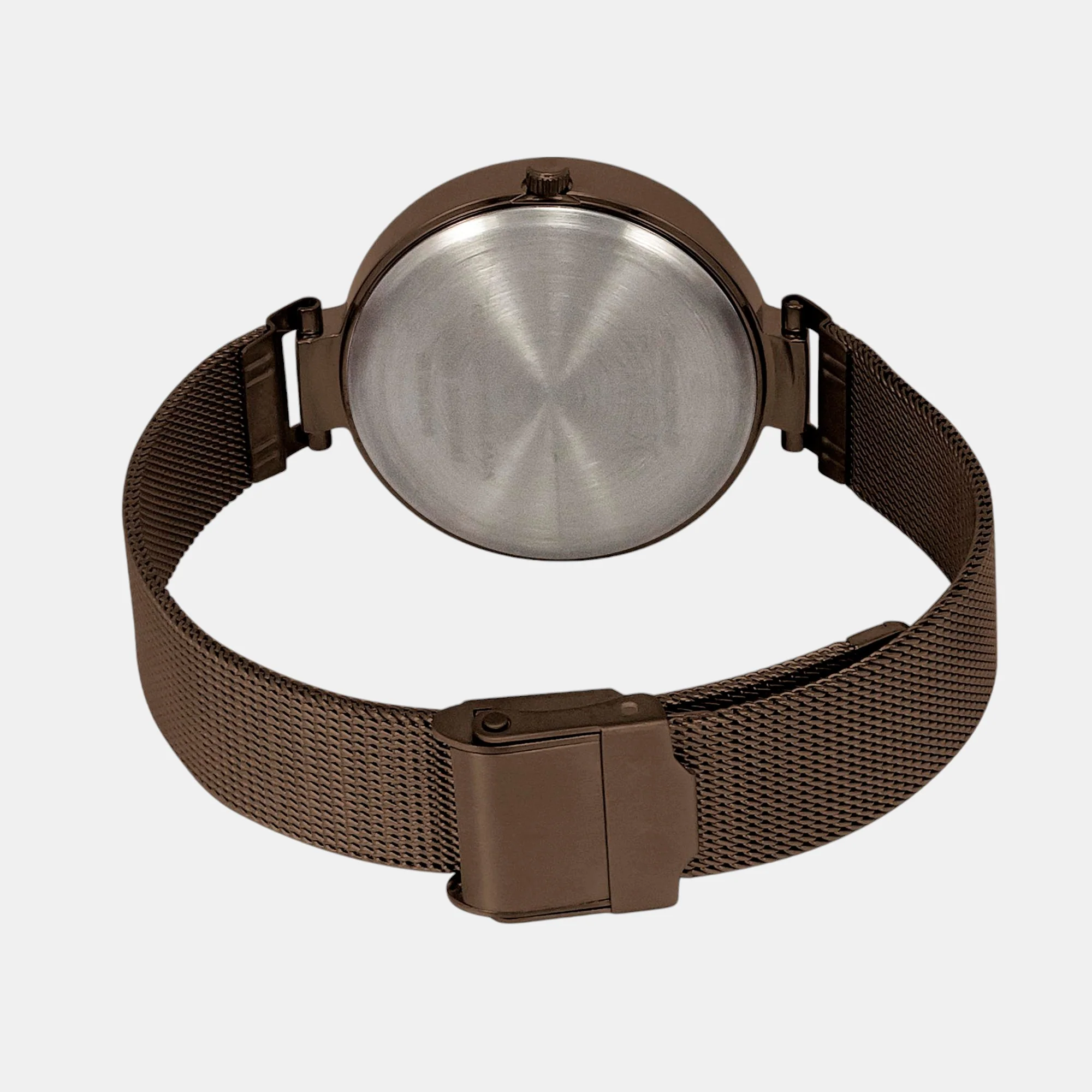 Fashion Women Quartz Brown Dial Multi-Function Stainless Steel Watch TWEL14507 - Image 5