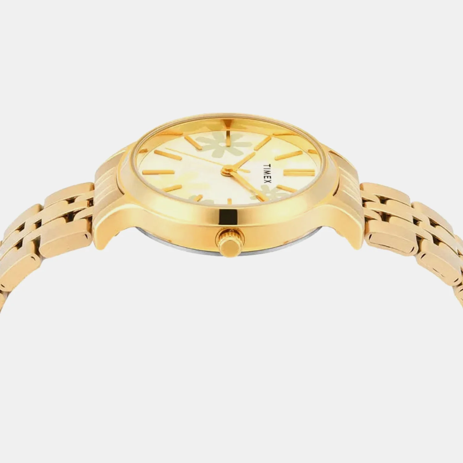Fashion Women Quartz Champagne Dial Analog Stainless Steel Watch TWTL12313 - Image 3