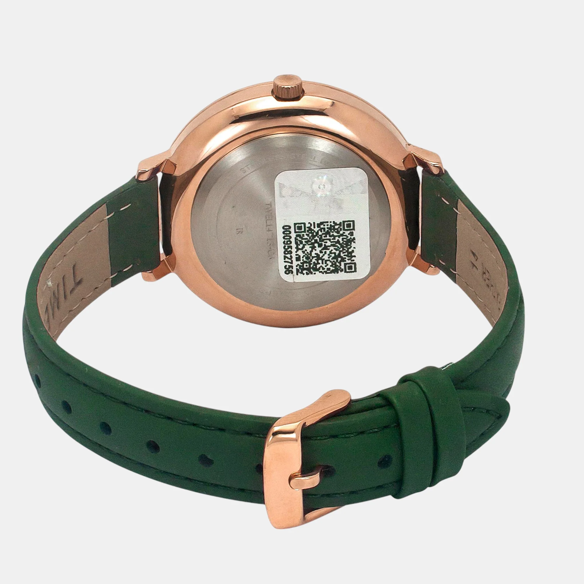 Fashion Women Quartz Green Dial Analog Leather Watch TWEL14713 - Image 5