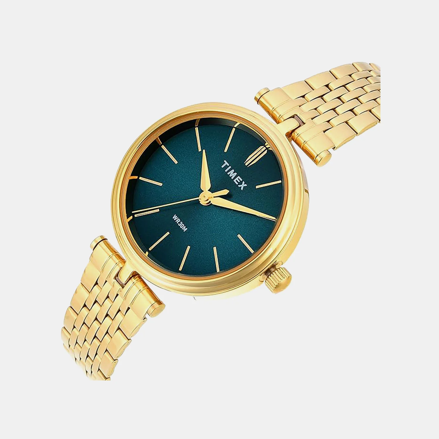 Fashion Women Quartz Green Dial Analog Stainless Steel Watch TWTL14002 - Image 2