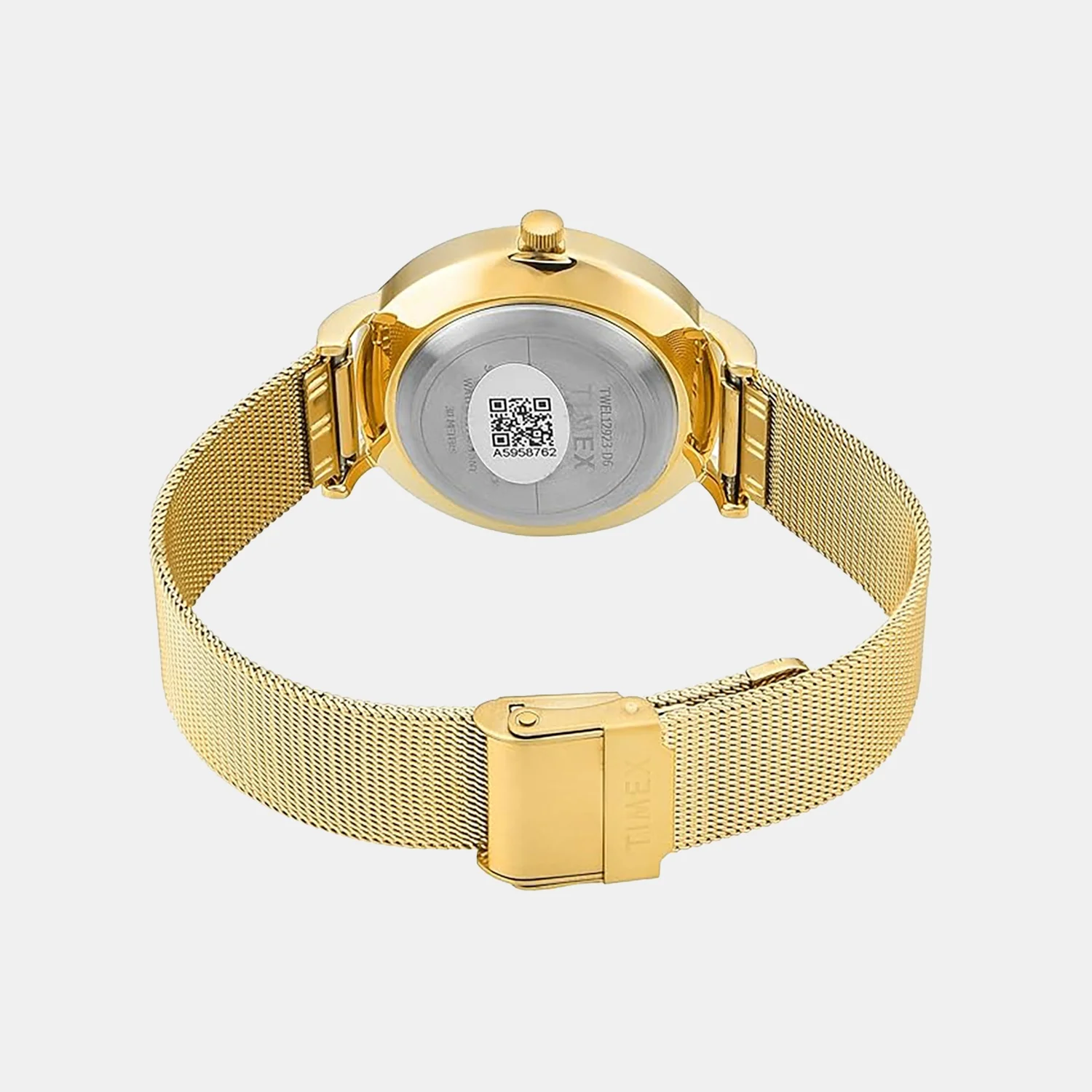 Fashion Women Quartz Maroon Dial Analog Mesh Watch TWEL12923 - Image 3