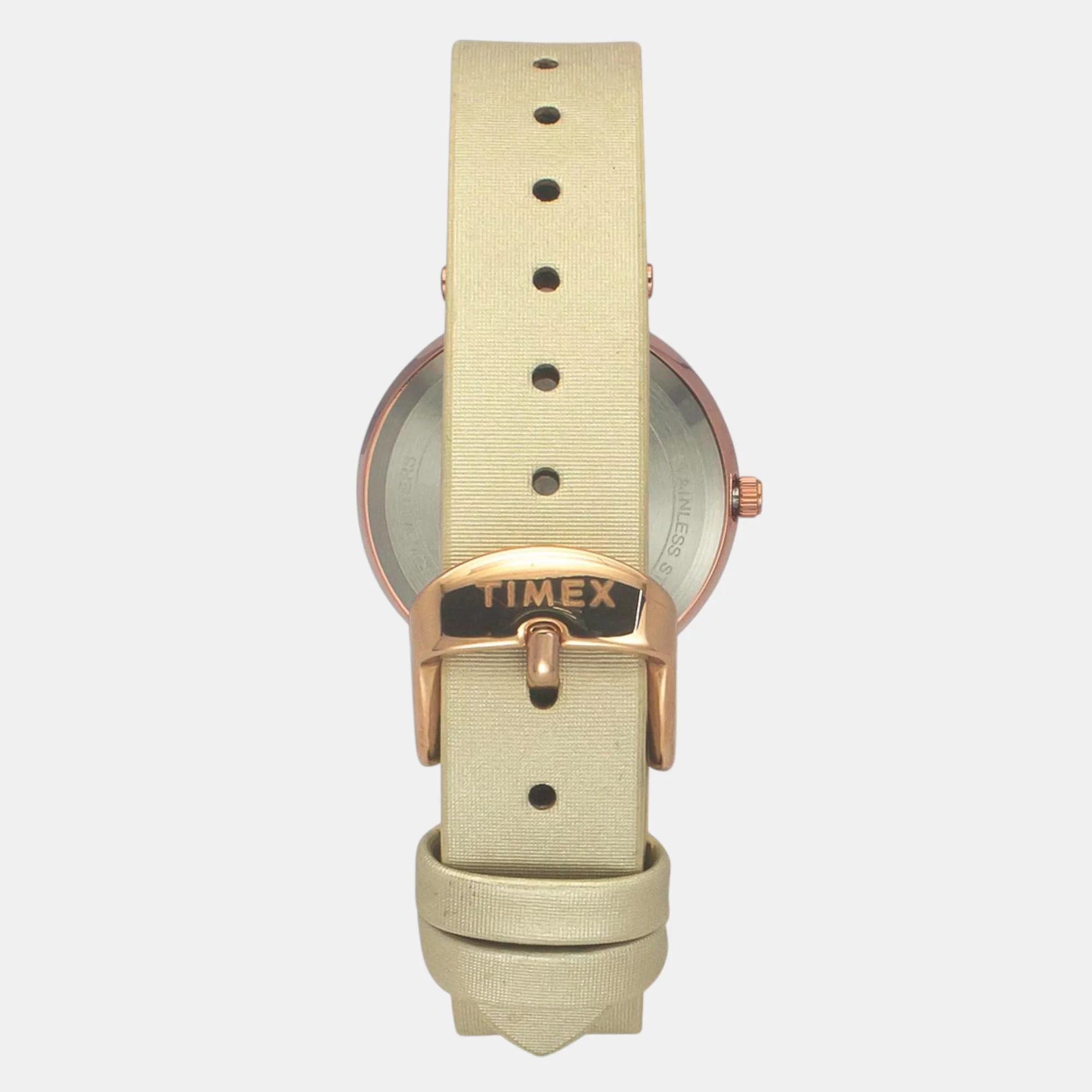 Fashion Women Quartz Orange Dial Analog Leather Watch TWEL19201 - Image 5