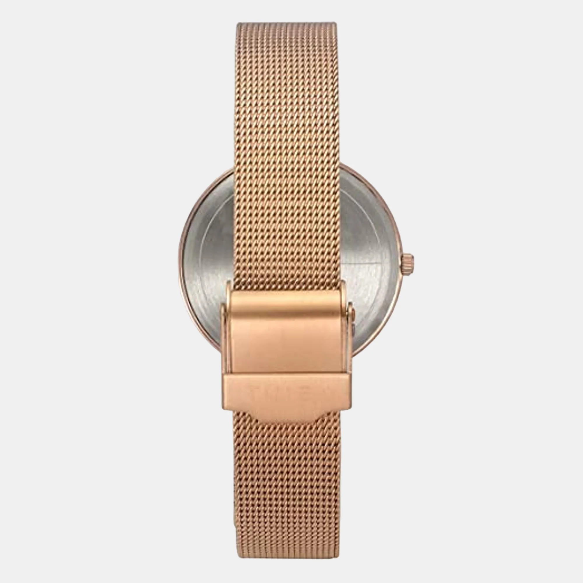 Fashion Women Quartz Pink Dial Chronograph Mesh Watch TW000X242 - Image 4