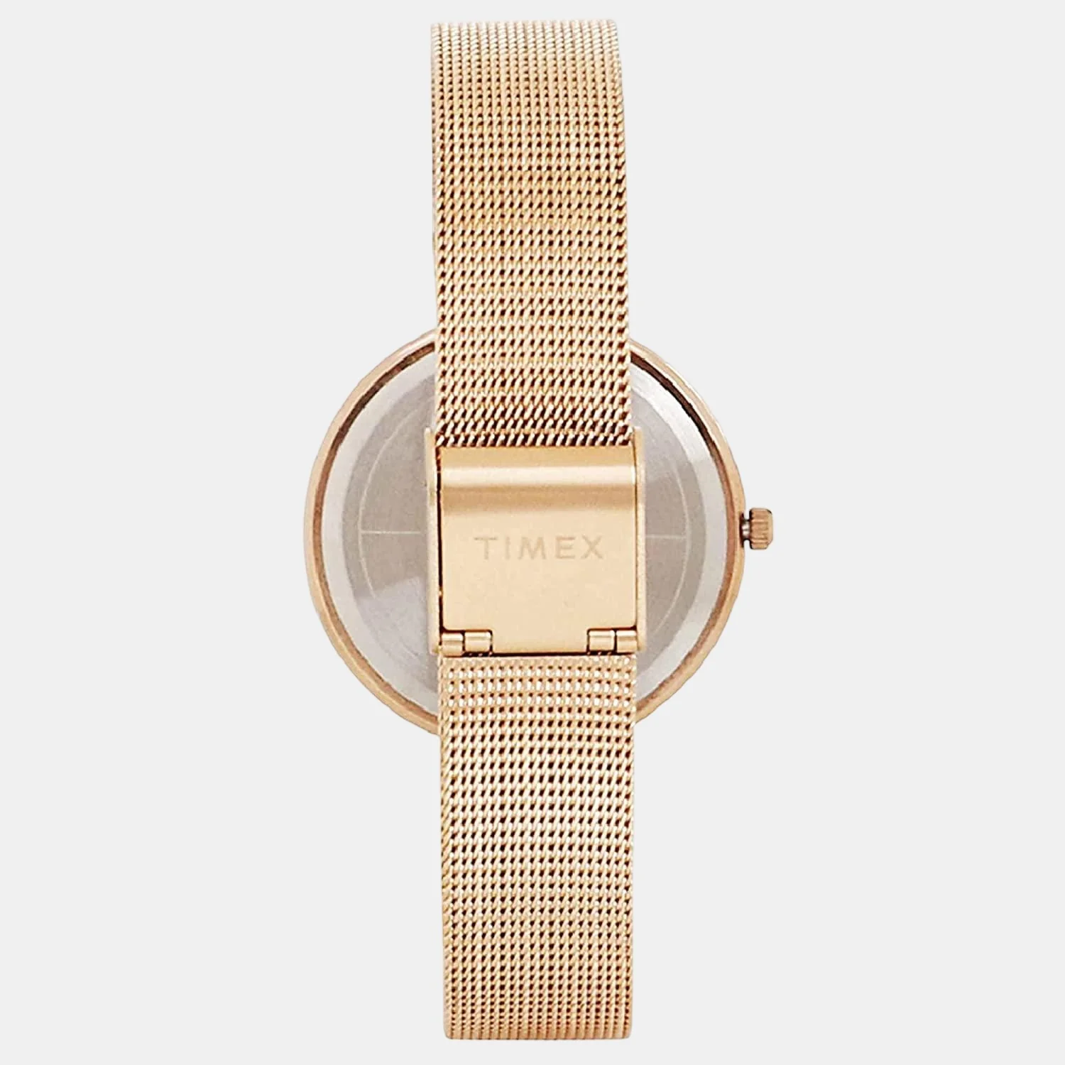 Fashion Women Quartz Pink Dial Analog Mesh Watch TW000X219 - Image 3