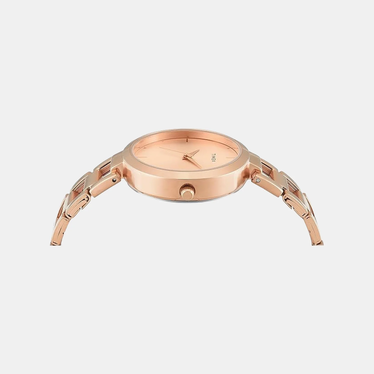 Fashion Women Quartz Rose Gold Dial Analog Stainless Steel Watch TW000X276 - Image 4