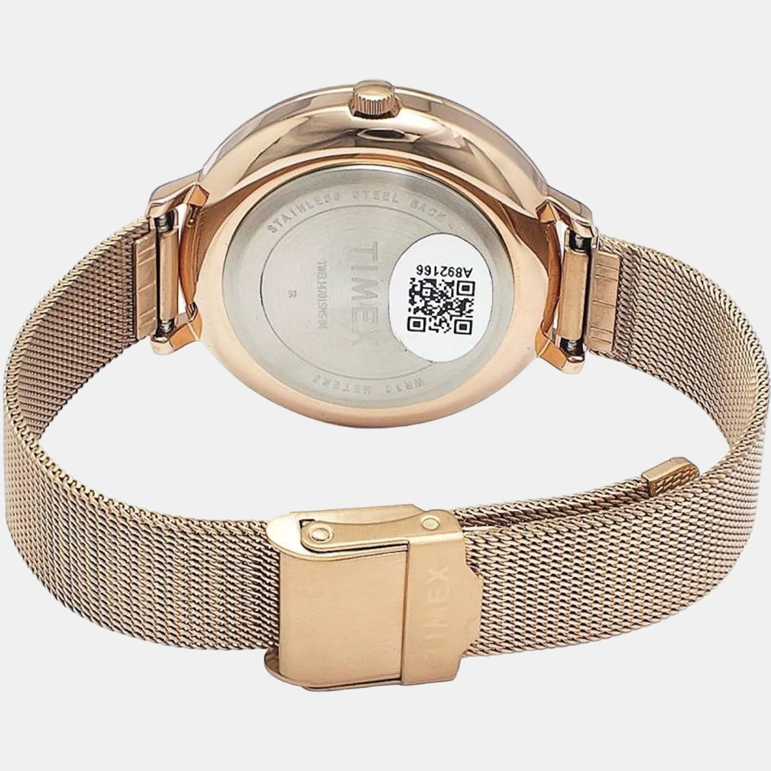 Fashion Women Quartz Rose Gold Dial Analog Stainless Steel Watch TWEL14701 - Image 2