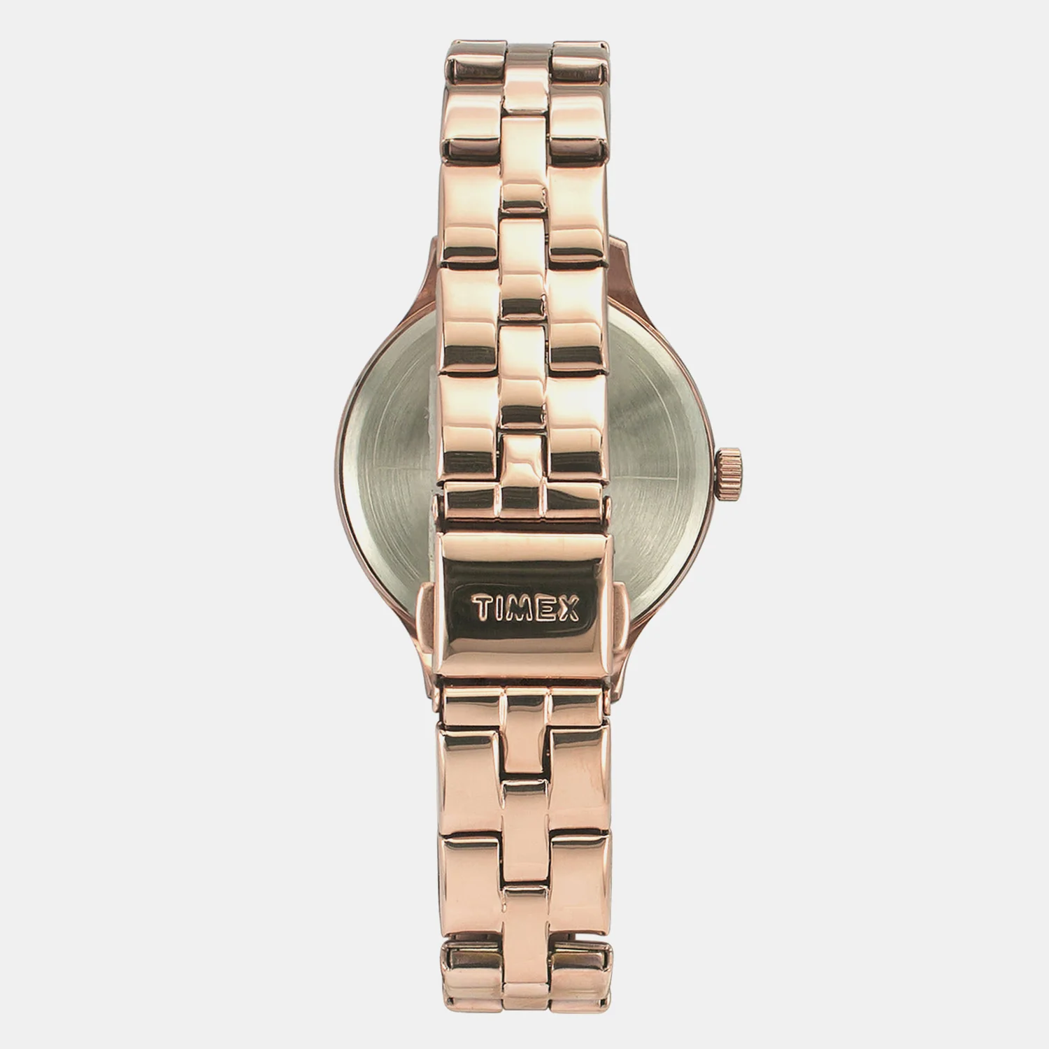 Fashion Women Quartz Rose Gold Dial Chronograph Brass Watch TWEL14814 - Image 5