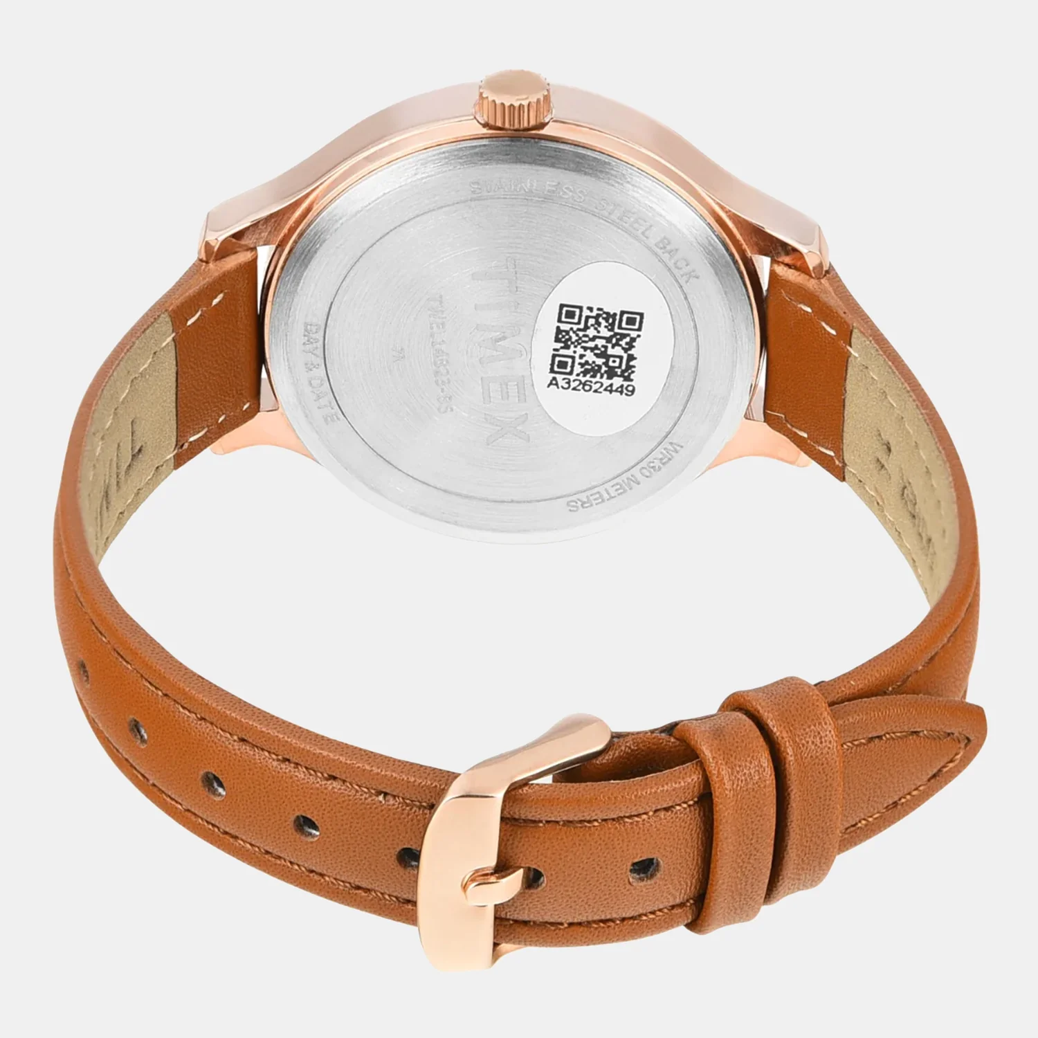 Fashion Women Quartz Rose Gold Dial Multi-Function Leather Watch TWEL14823 - Image 5