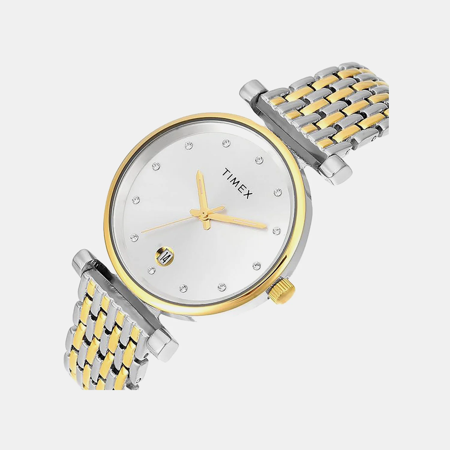 Fashion Women Quartz Silver Dial Analog Brass Watch TWEL21602 - Image 2