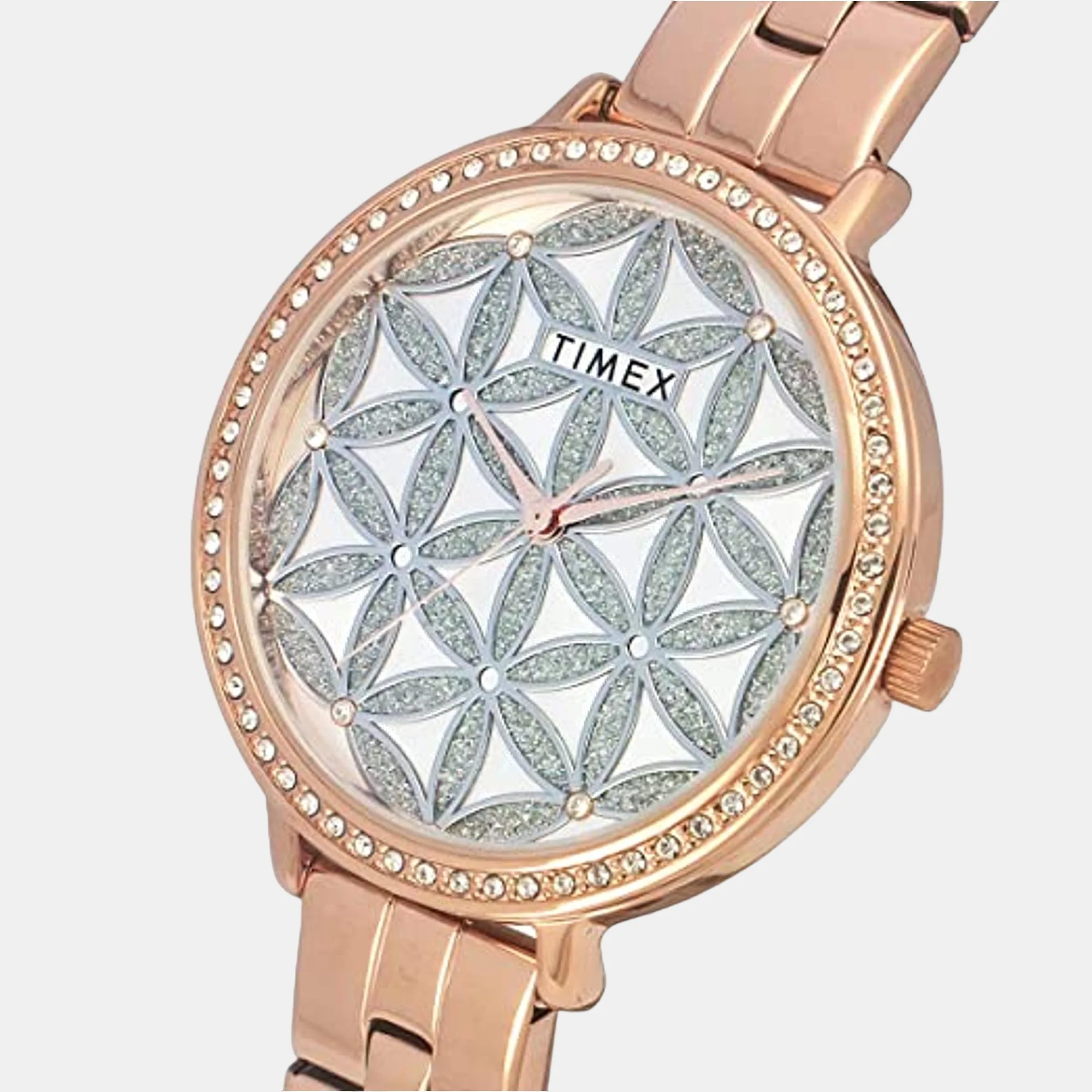 Fashion Women Quartz Silver Dial Analog Stainless Steel Watch TWEL14708 - Image 4
