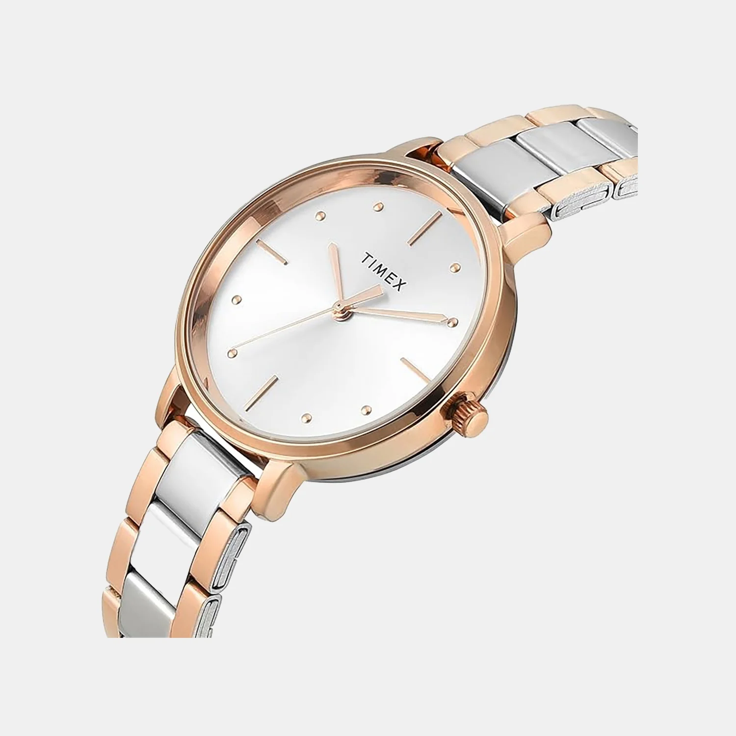 Fashion Women Quartz Silver Dial Analog Stainless Steel Watch TWEL15825 - Image 2