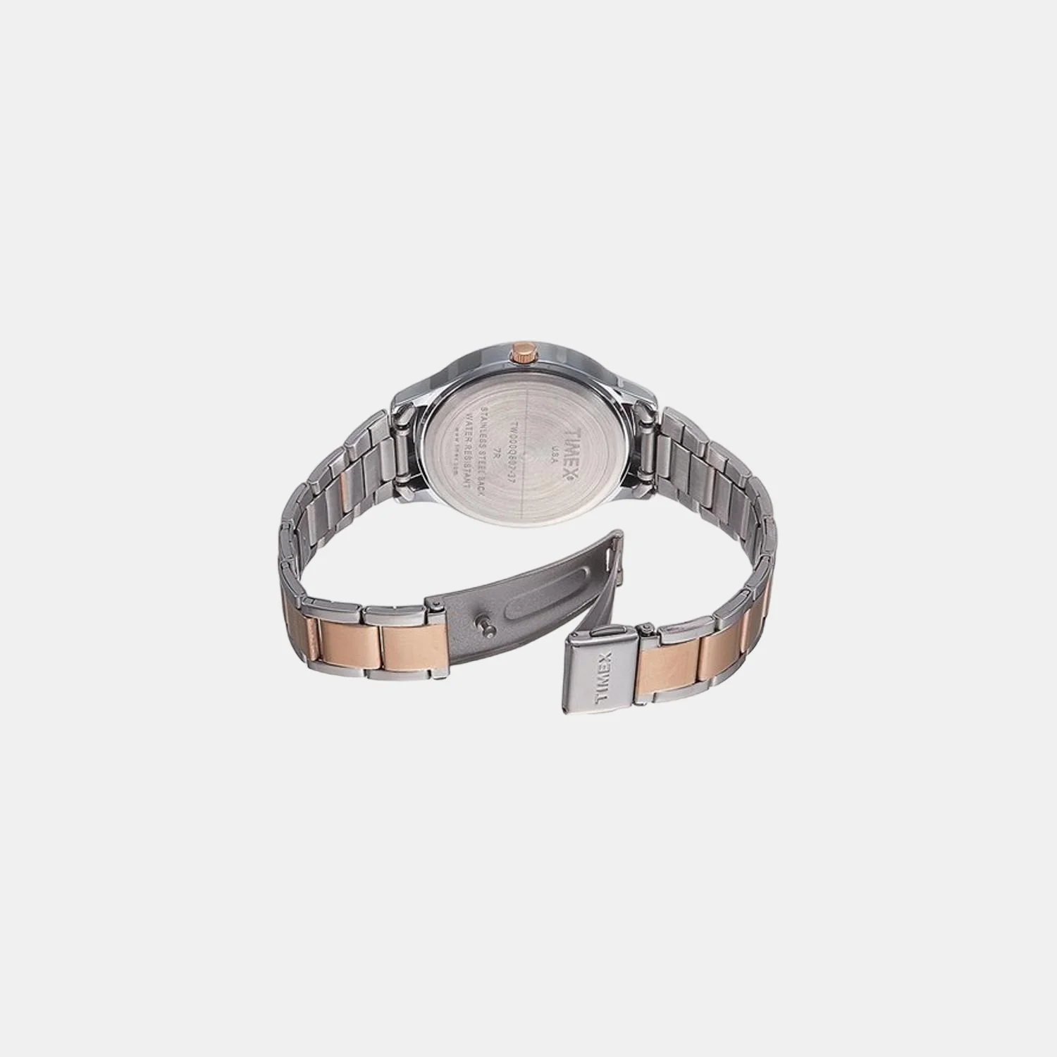 Fashion Women Quartz Silver Dial Multi-Function Brass Watch TW000Q807 - Image 2