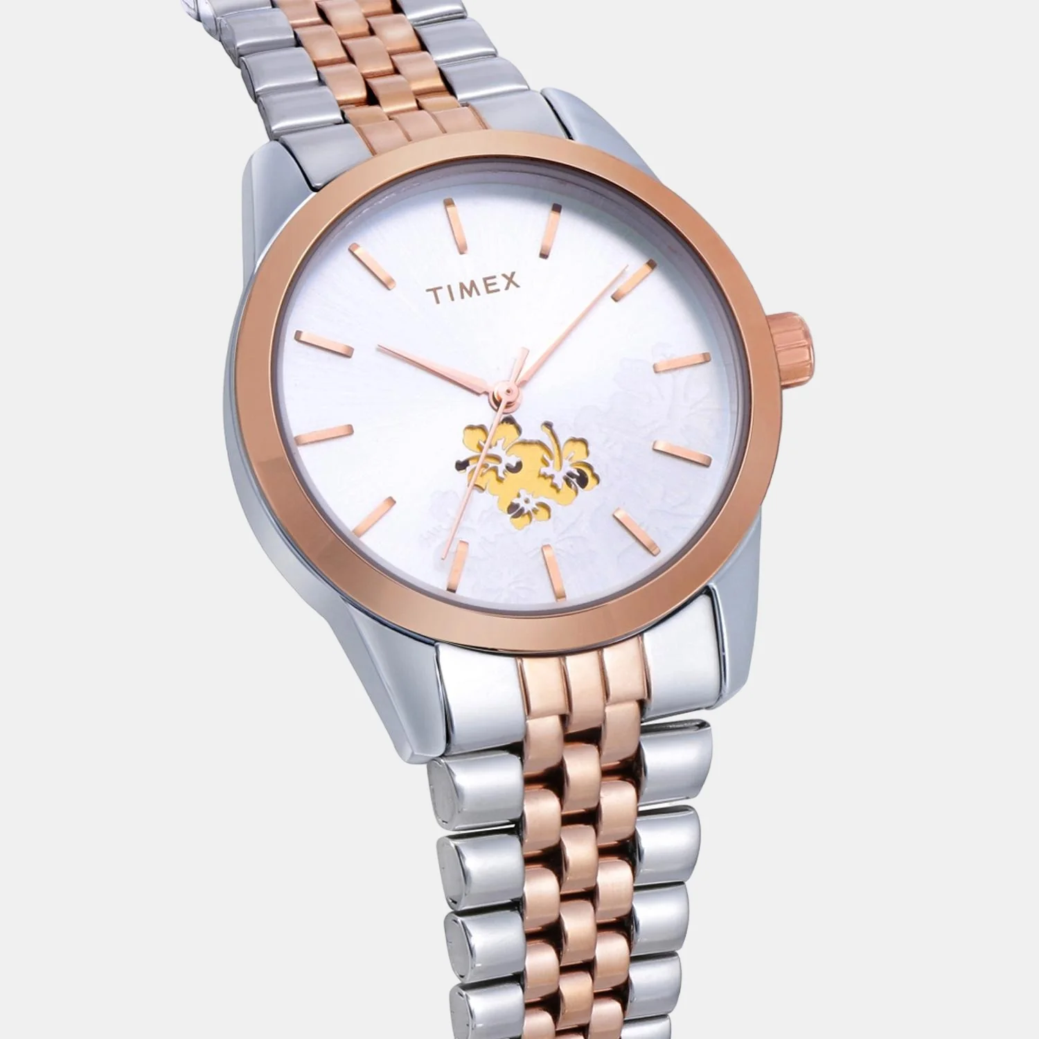 Fashion Women Quartz White Dial Analog Stainless Steel Watch TWEL13110 - Image 3
