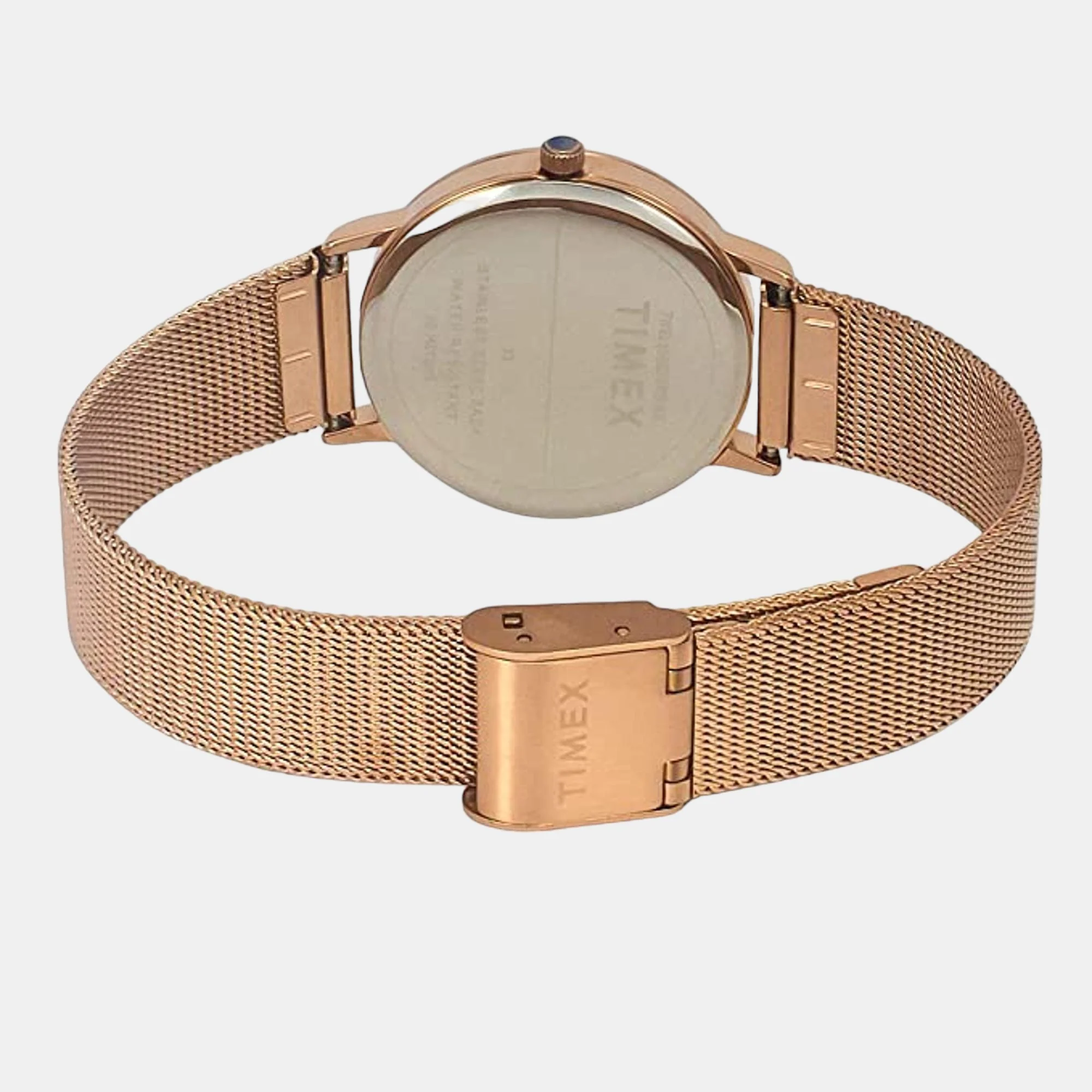 Fashion Women Quartz White Dial Analog Mesh Watch TWEL15606 - Image 3