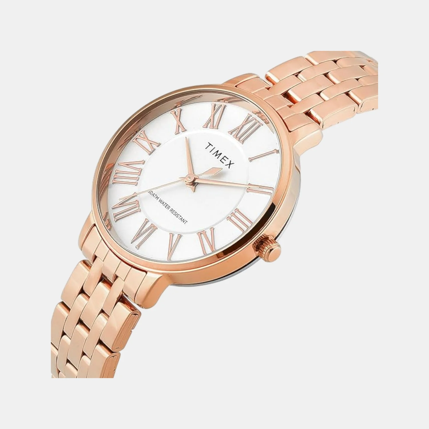 Women Quartz White Dial Analog Stainless Steel Watch TWEL19108 - Image 3