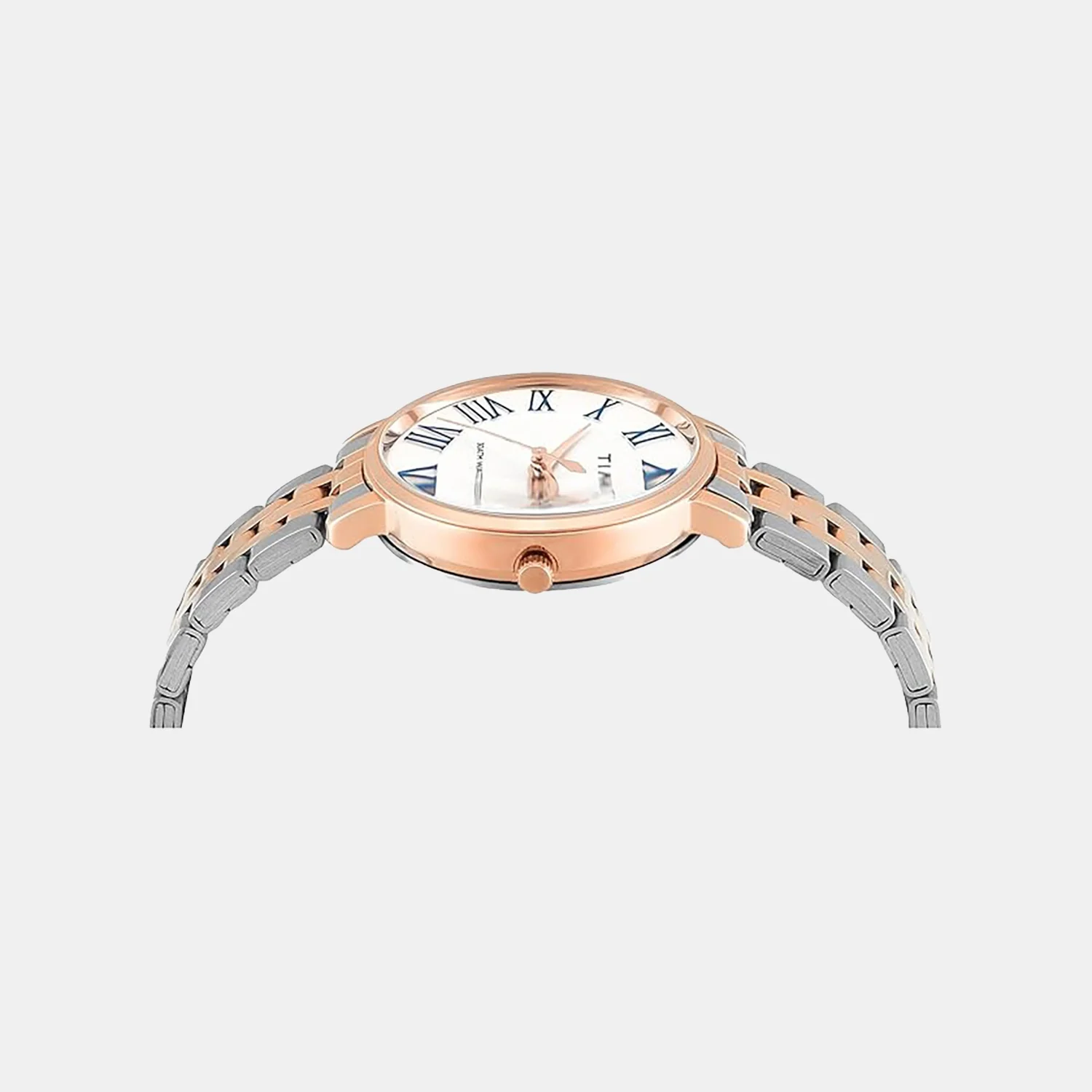 Fashion Women Quartz White Dial Analog Stainless Steel Watch TWEL19109 - Image 3