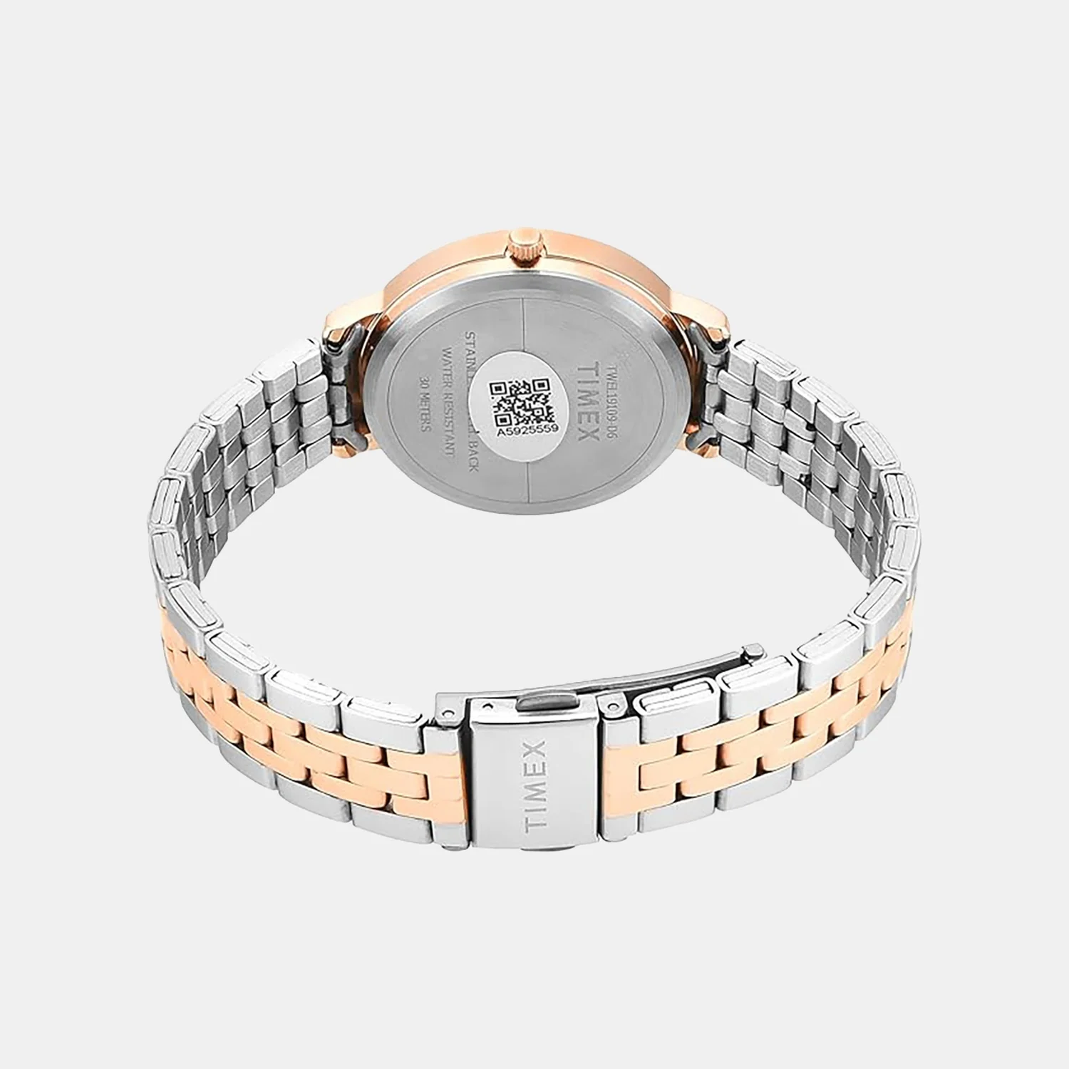 Fashion Women Quartz White Dial Analog Stainless Steel Watch TWEL19109 - Image 4