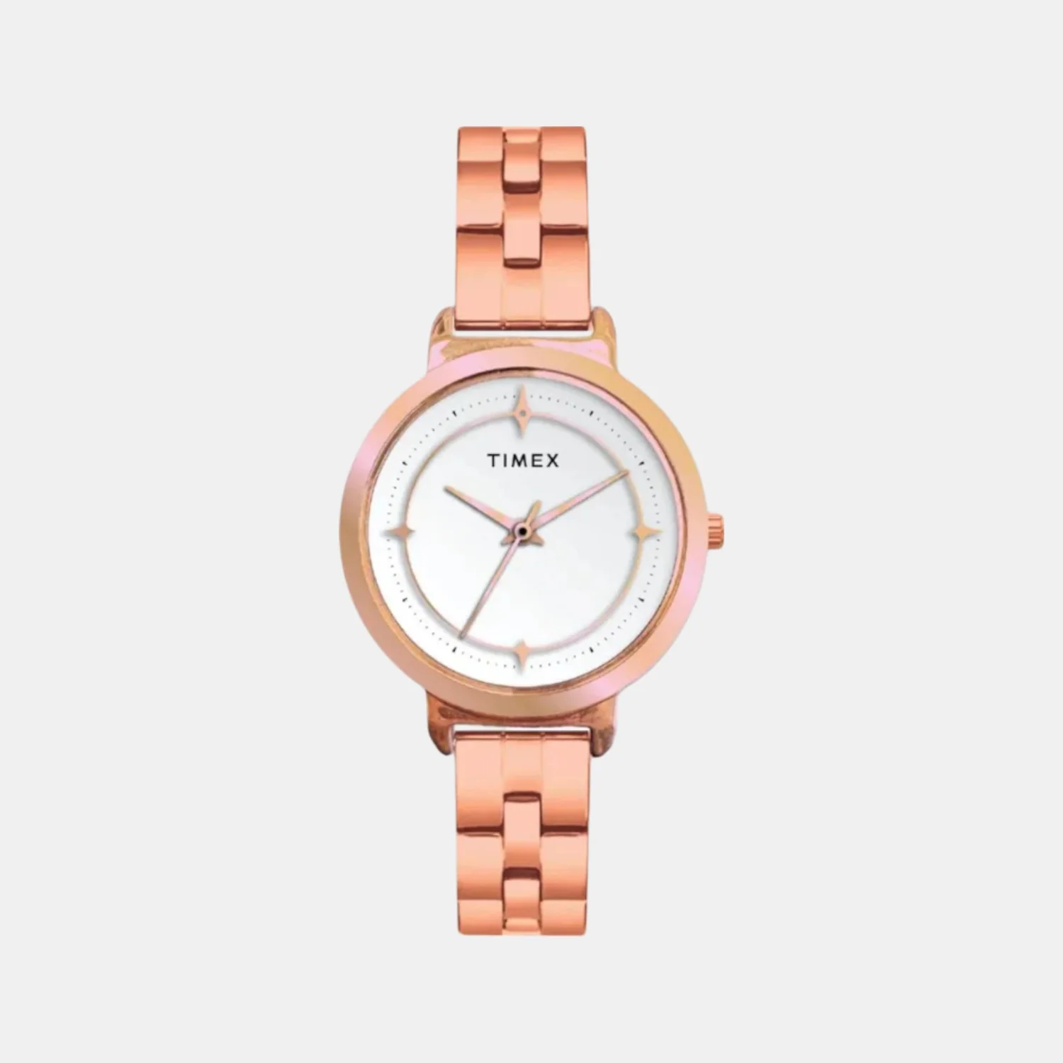 Flux Women Quartz White Dial Analog Stainless Steel Watch TWTL14201 - Image 2