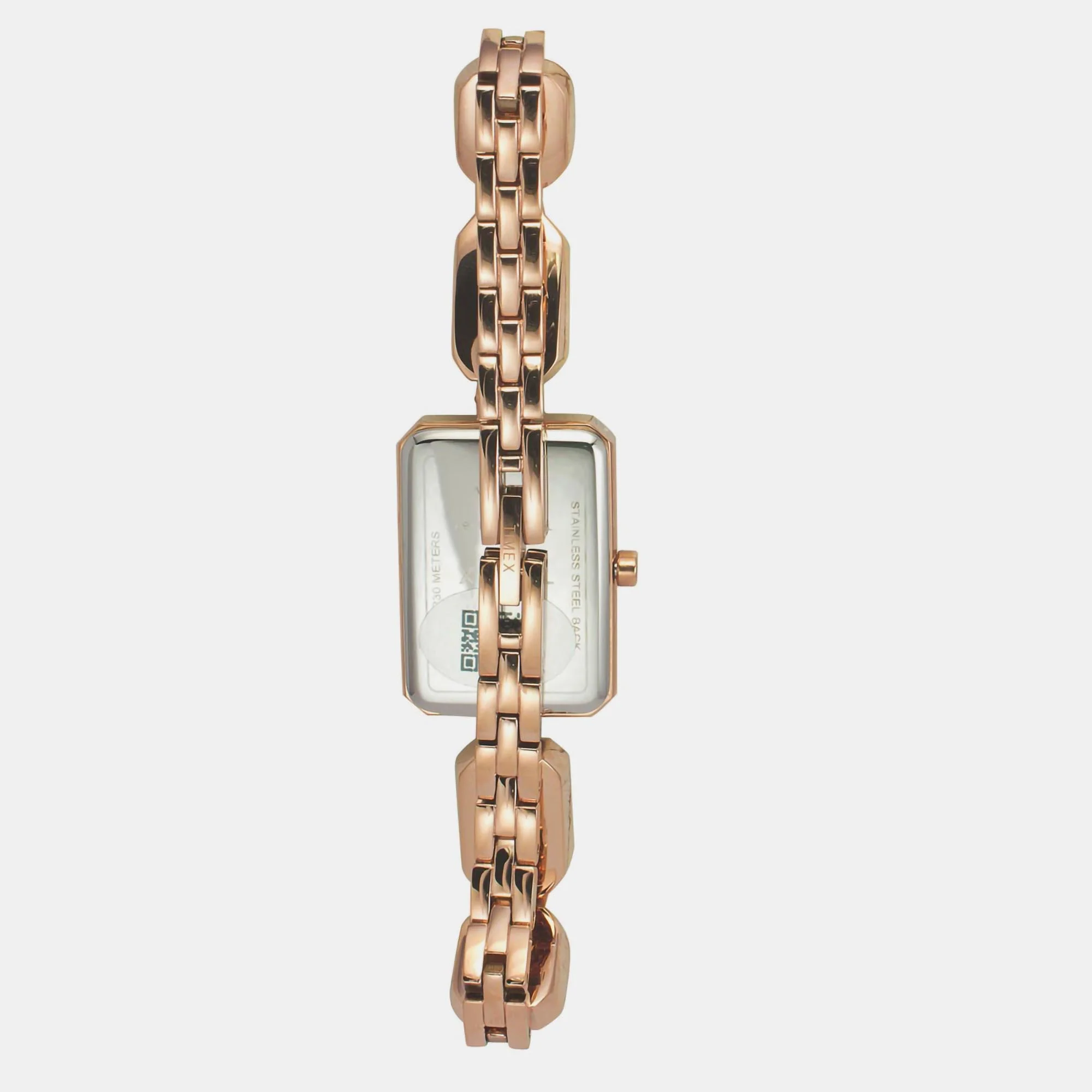 Fria Women Quartz Burgundy Dial Analog Brass Watch TWEL16903 - Image 4