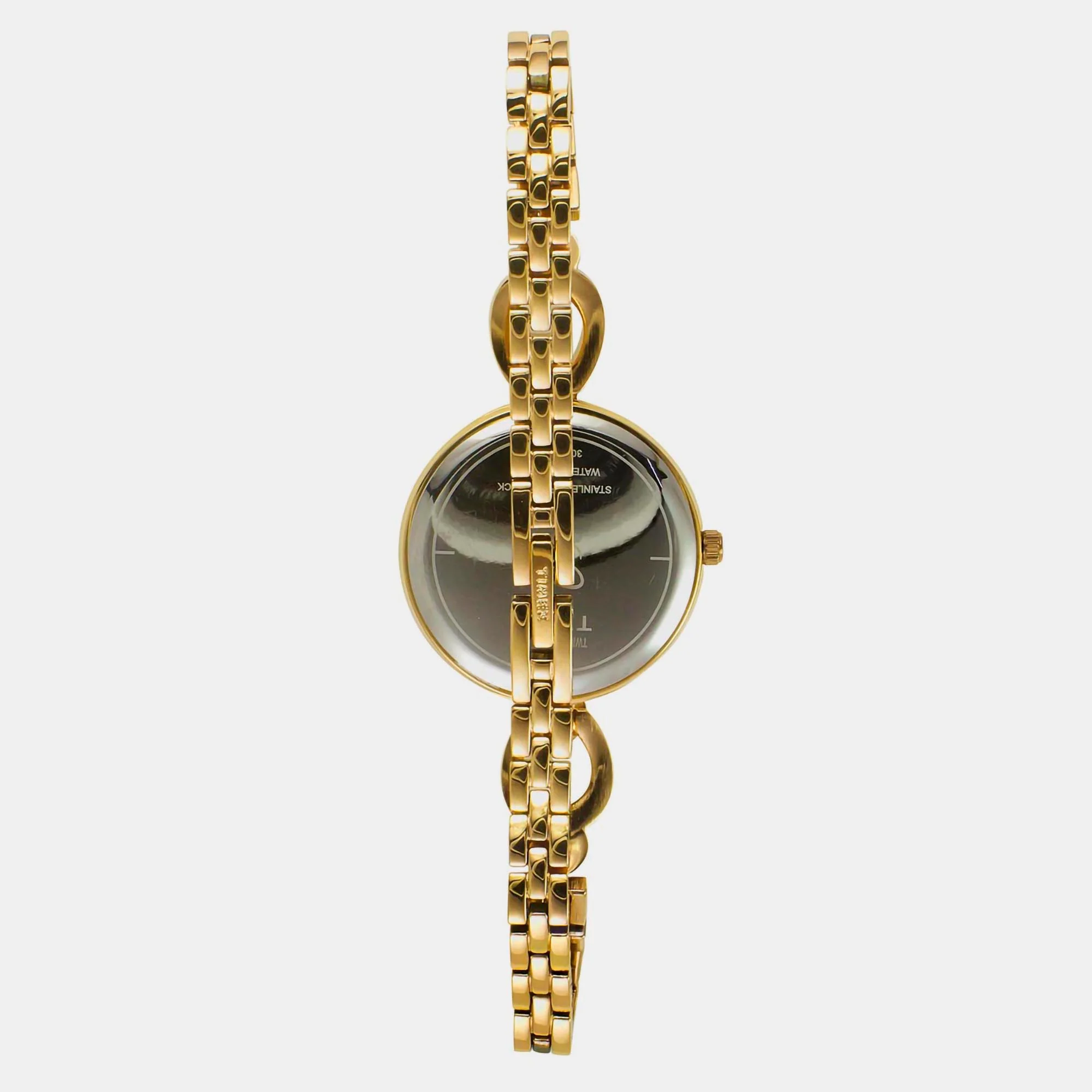 Fria Women Quartz Mother Of Pearl Dial Analog Brass Watch TWEL18101 - Image 4