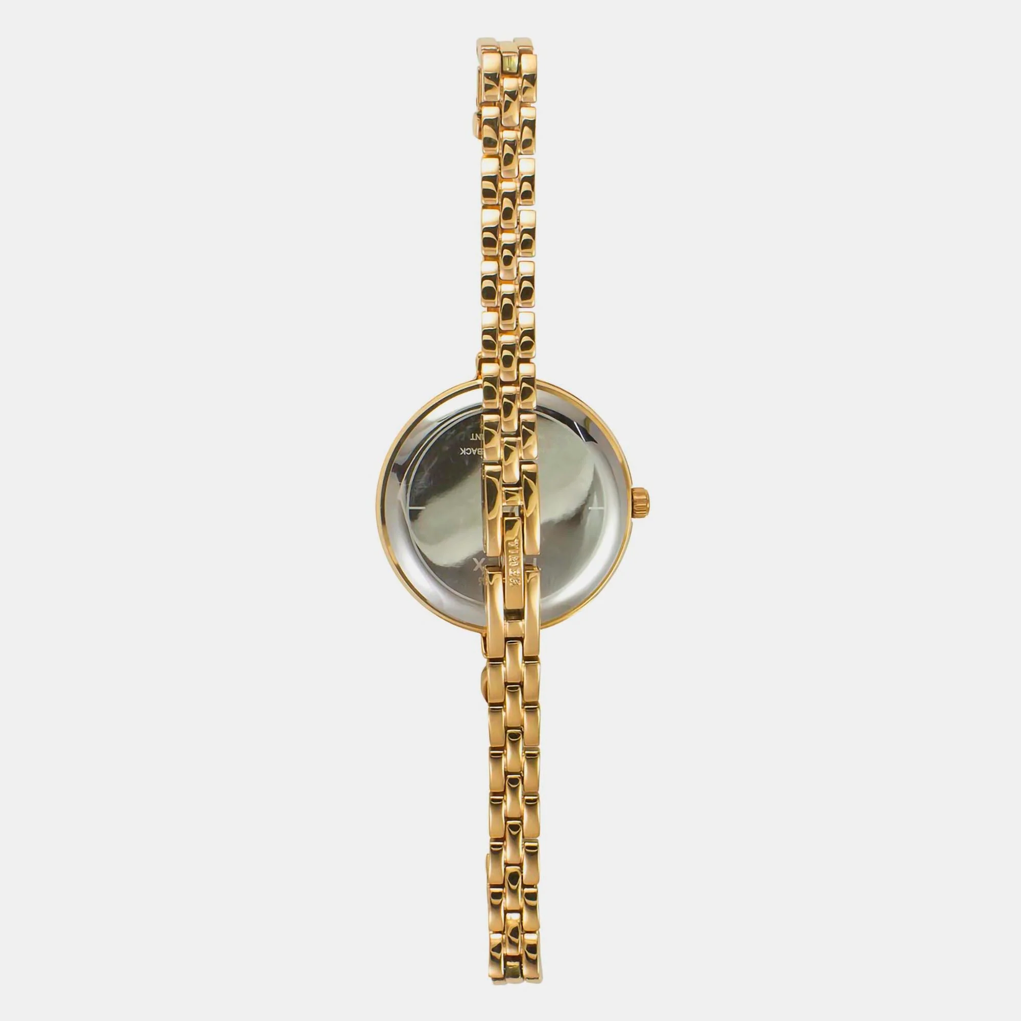 Fria Women Quartz Mother Of Pearl Dial Analog Brass Watch TWEL18401 - Image 3