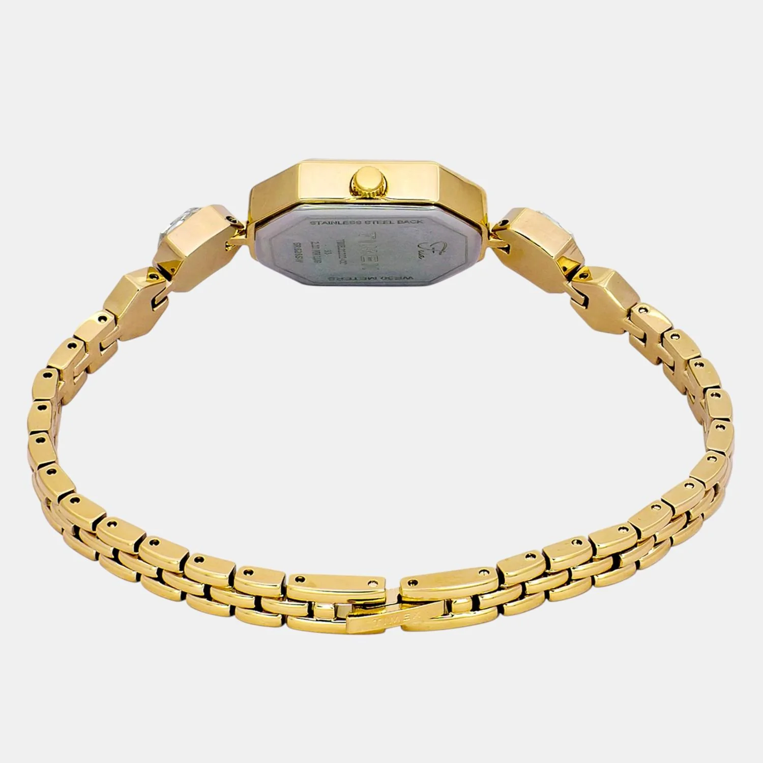 Fria Women Quartz Mother Of Pearl Dial Analog Brass Watch TWEL21100 - Image 4