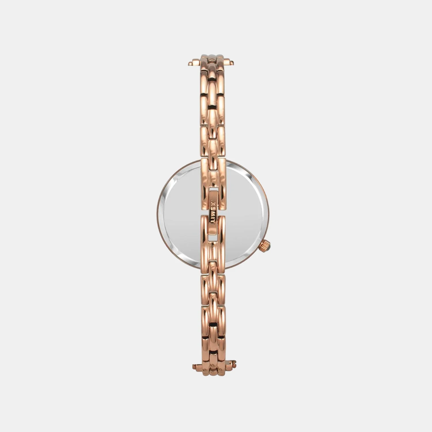 Fria Women Quartz Pink Dial Analog Stainless Steel Watch TWEL16001 - Image 4