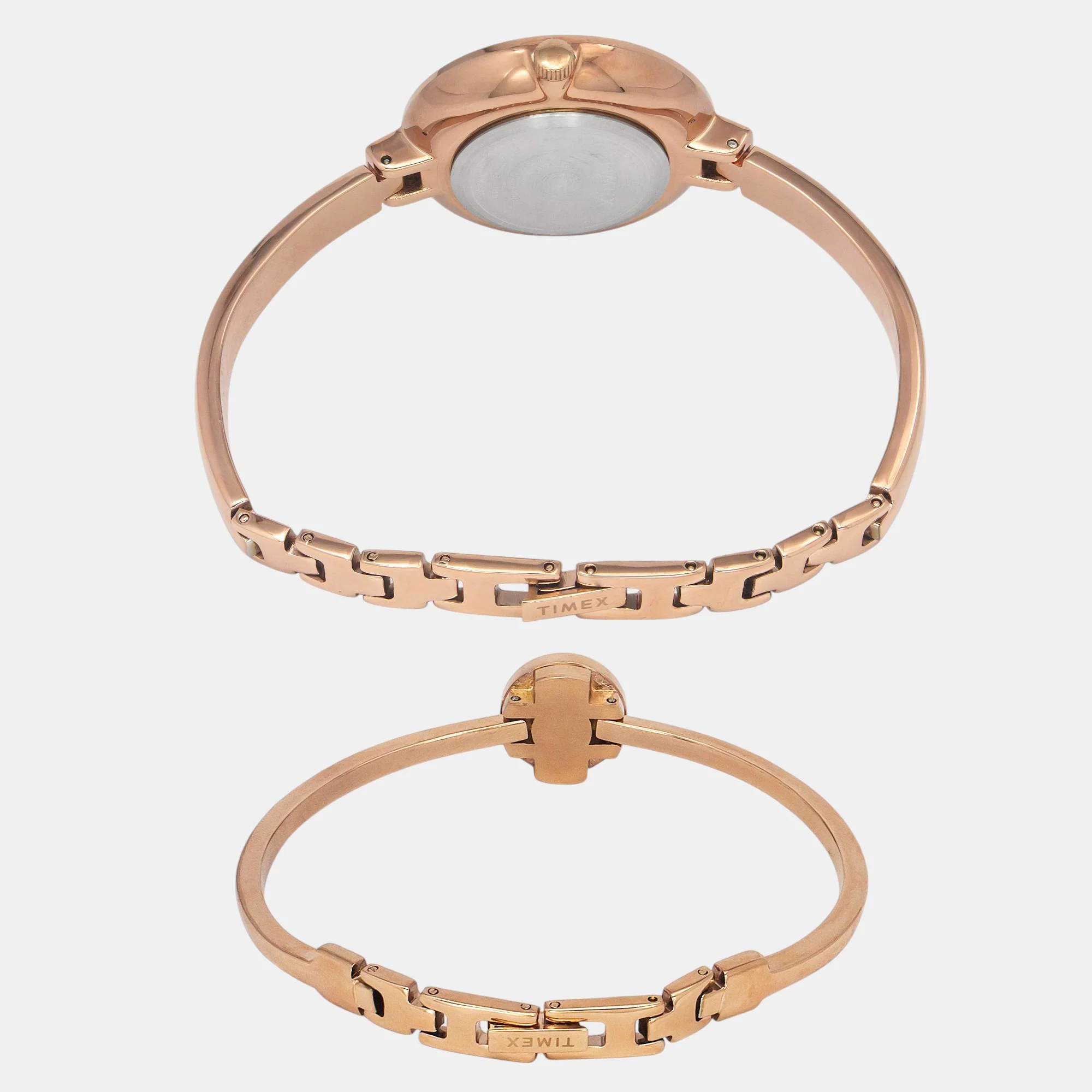 Fria Women Quartz Rose Gold Dial Analog Brass Watch TWEL18502 - Image 4