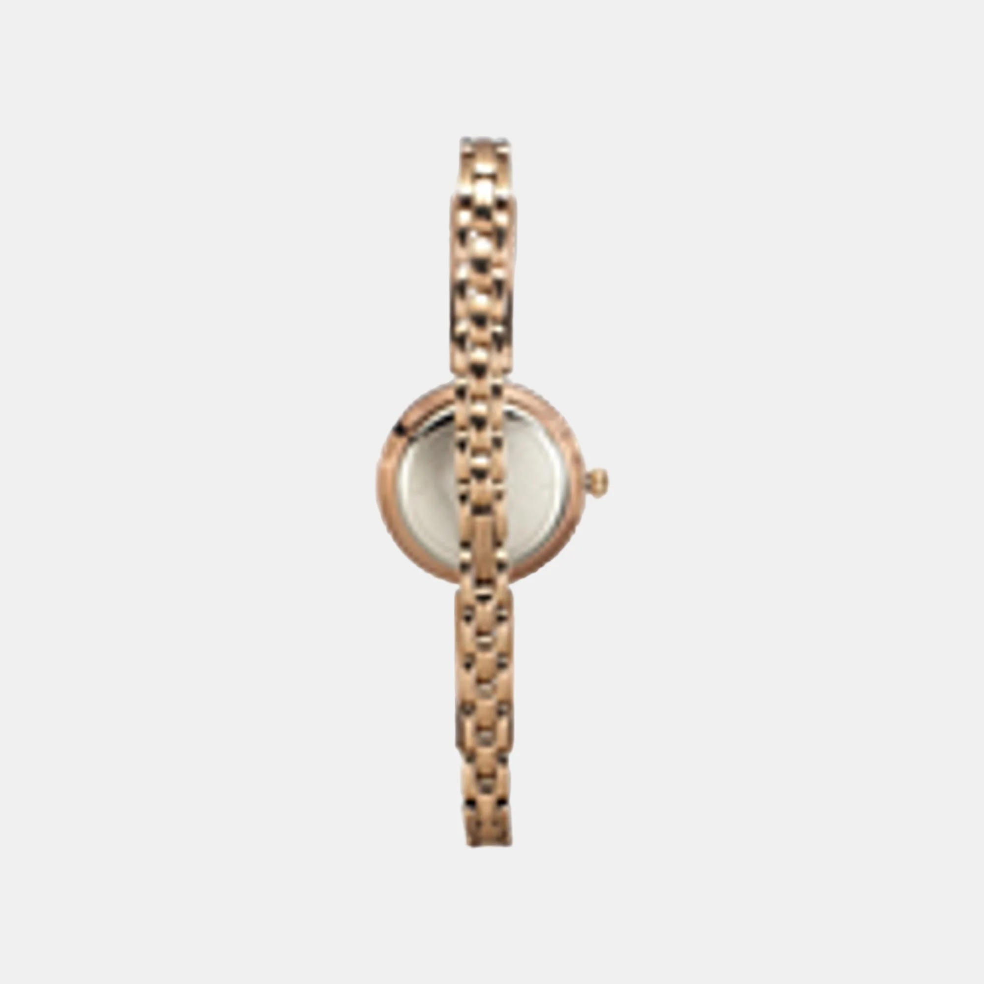 Fria Women Quartz White Dial Analog Brass Watch TWEL16501 - Image 3
