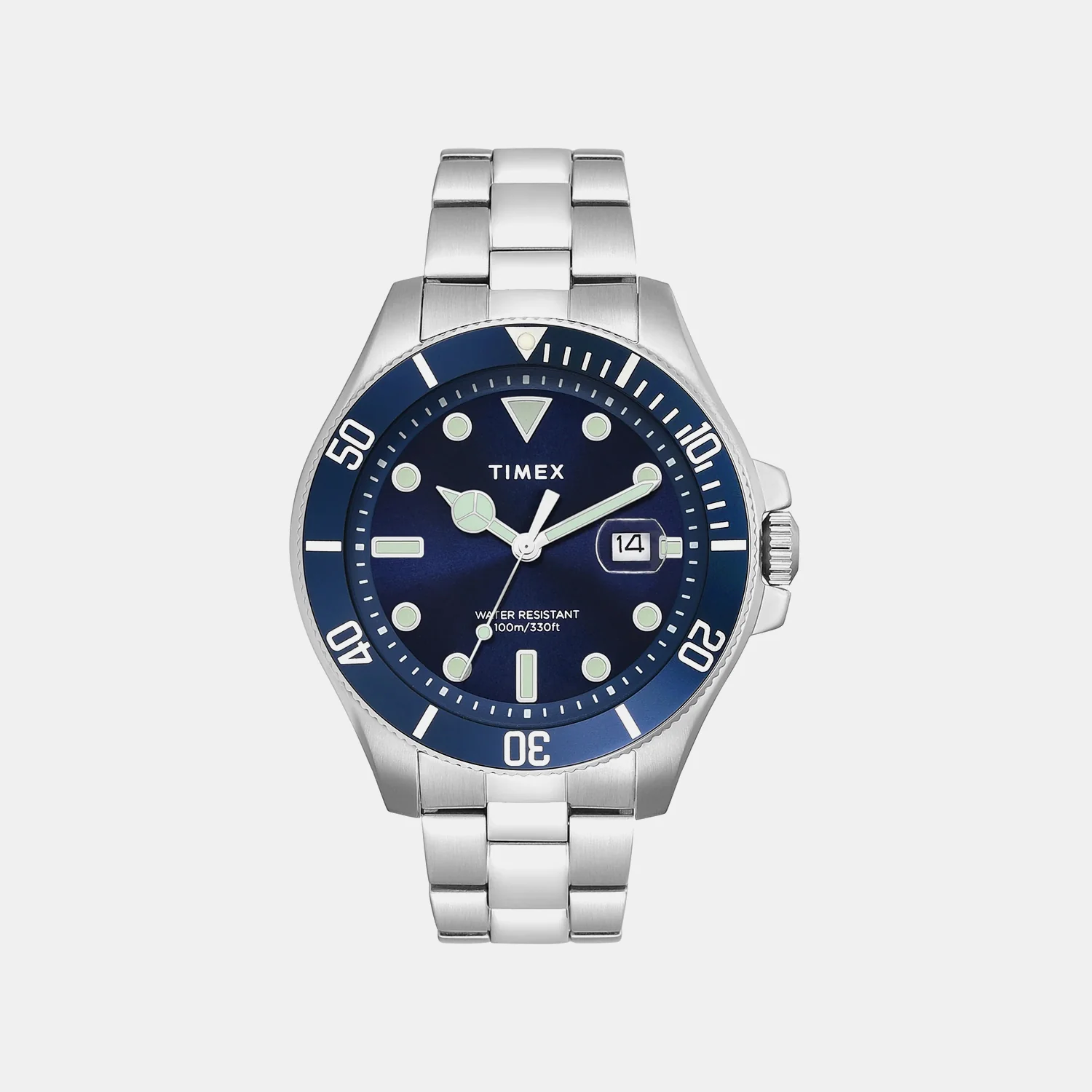 Harborside Men Quartz Blue Dial Analog Stainless Steel Watch TWEG27000