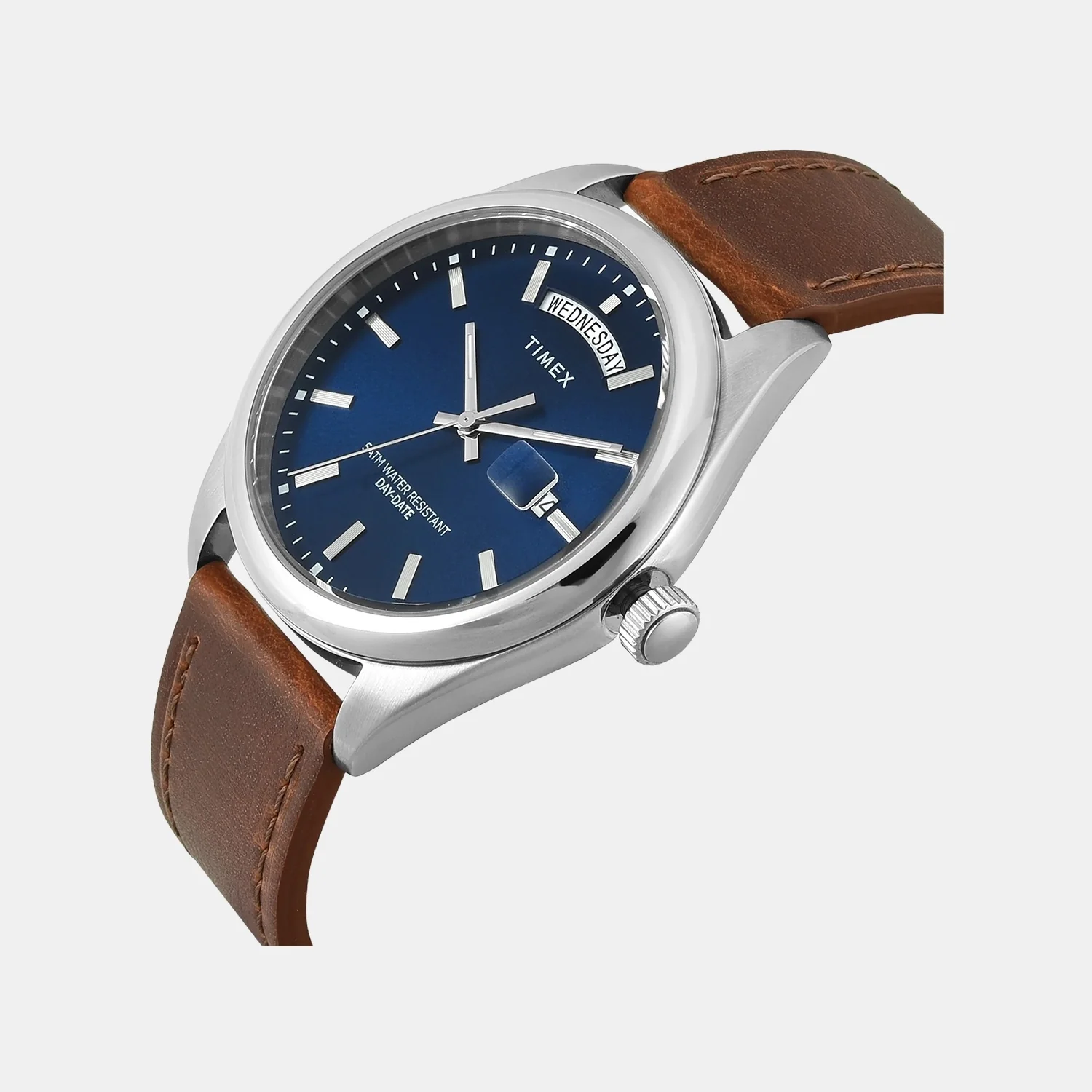 Legacy Men Quartz Blue Dial Analog Leather Watch TWEG27105 - Image 2
