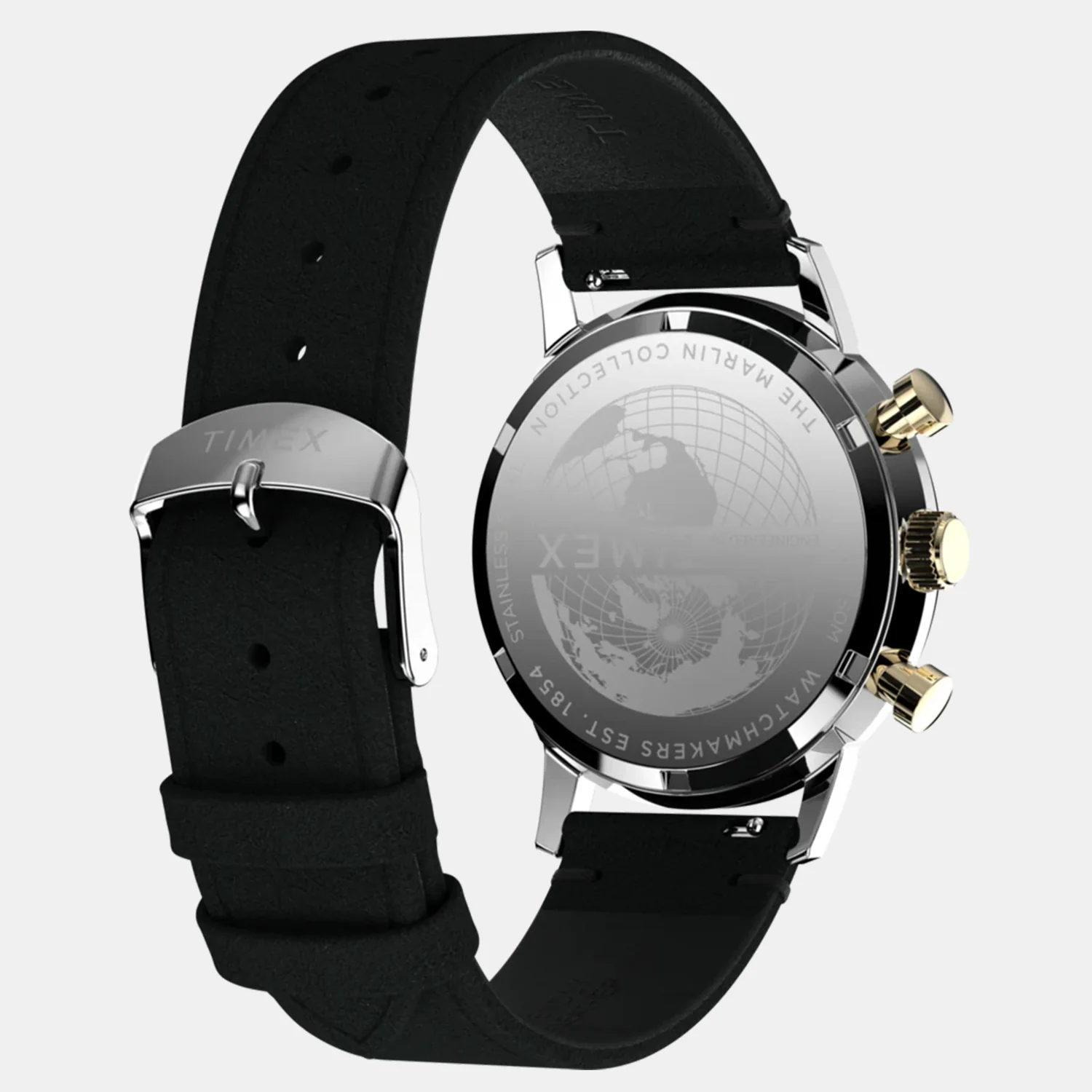 Marlin Men Quartz Champagne Dial Chronograph Leather Watch TW2W60300UJ - Image 4