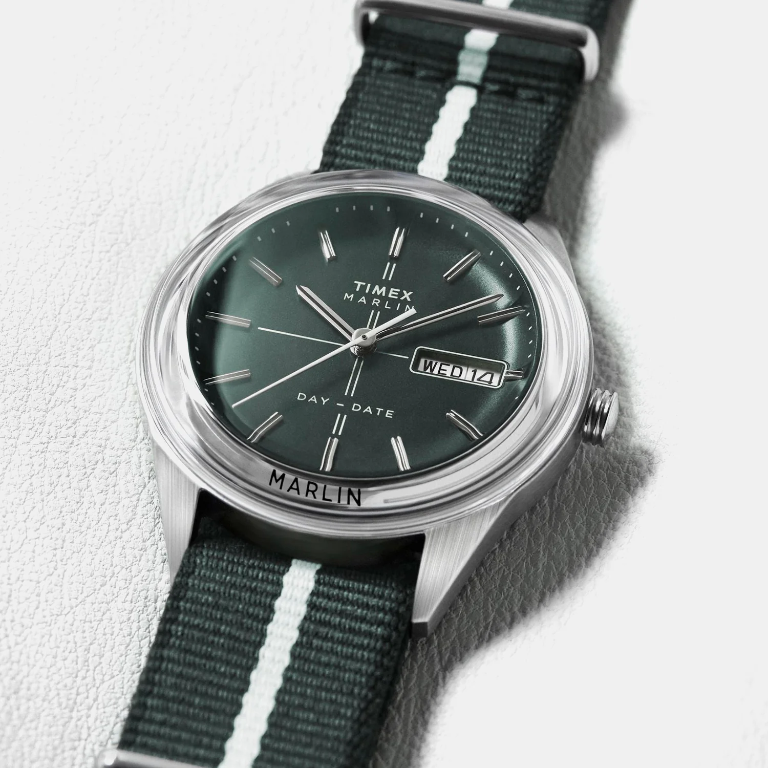 Marlin Men Quartz Green Dial Analog Fabric Watch TW2Y37500UJ - Image 2