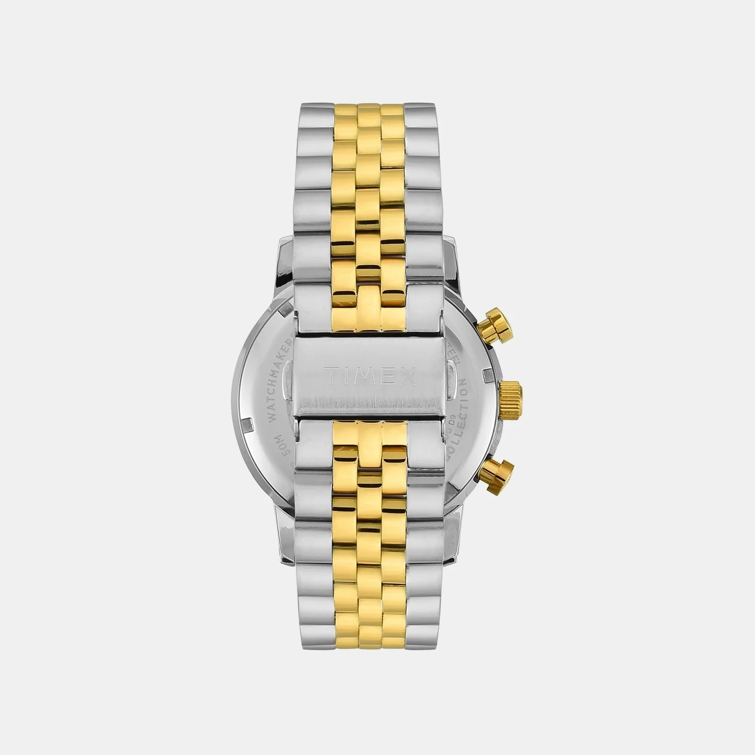 Men Quartz Silver Dial Chronograph Stainless Steel Watch TWEG26708 - Image 5