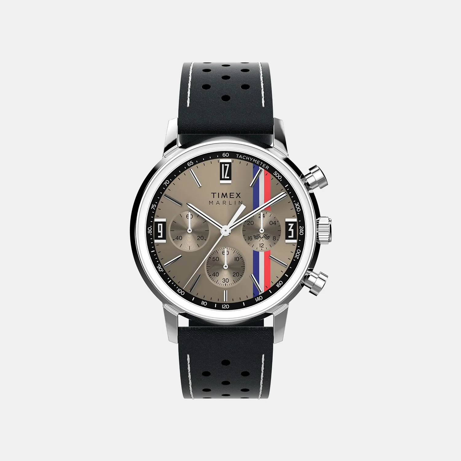 Marlin Men Quartz Tan Dial Analog Leather Watch TW2W98900UJ