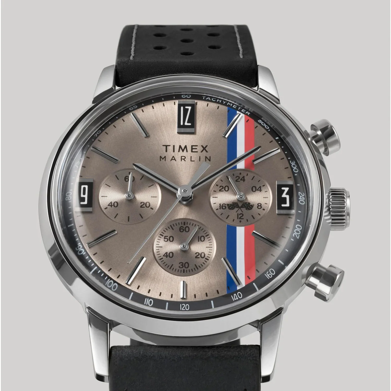 Marlin Men Quartz Tan Dial Analog Leather Watch TW2W98900UJ - Image 5