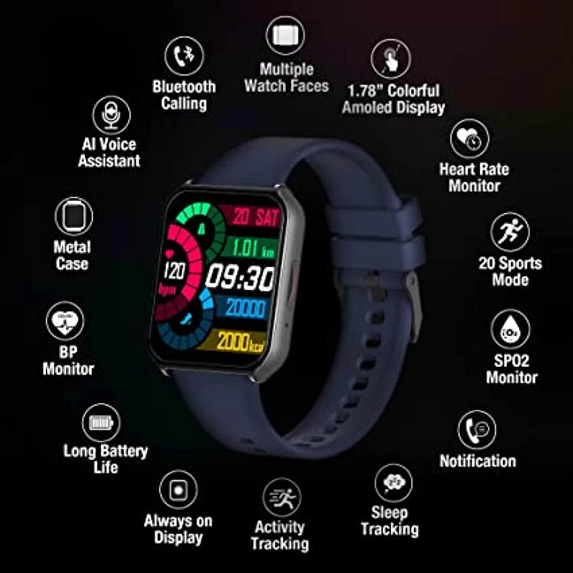 Men Automatic Black Dial Digital Silicone Watch TWTXW401T - Image 4