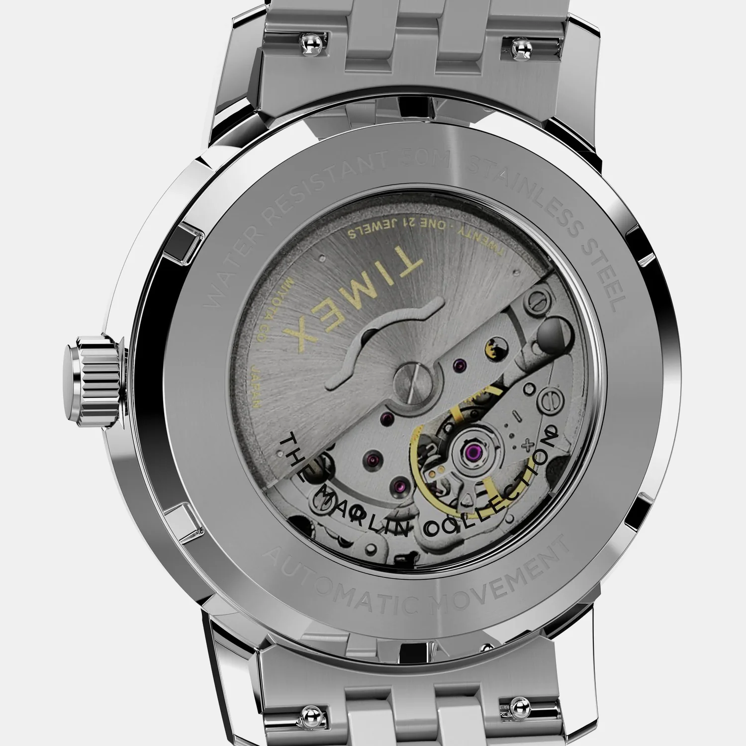 Men Automatic White Dial Analog Stainless Steel Watch TW2W59200UJ - Image 4