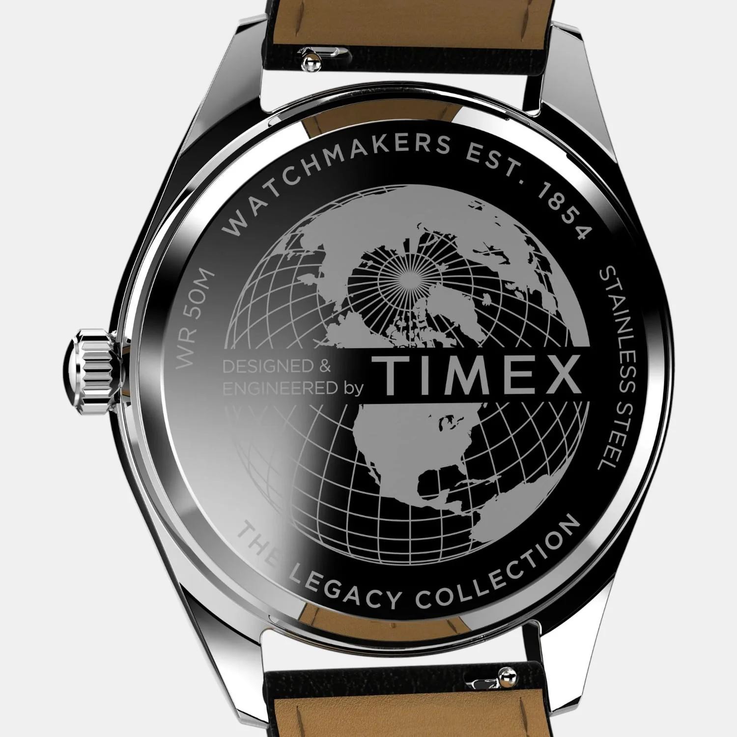 Men Quartz Black Dial Analog Leather Watch TW2W57400UJ - Image 4