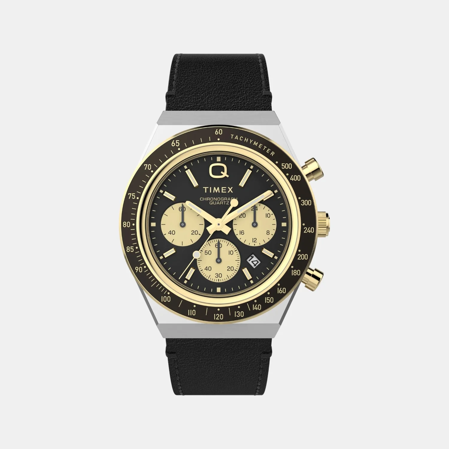 Men Quartz Black Dial Analog Leather Watch TW2W64300UJ - Image 2