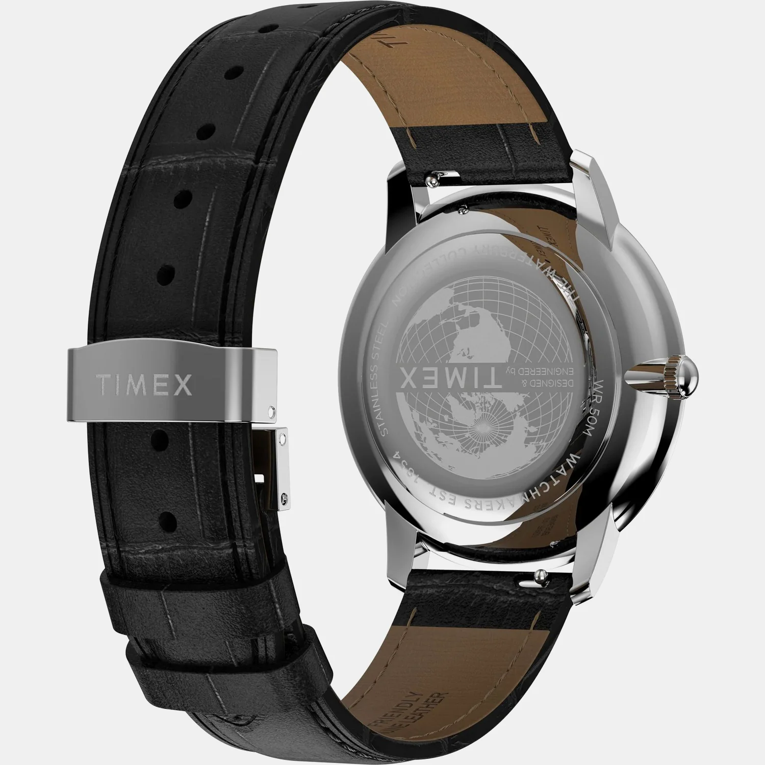 Men Quartz Black Dial Analog Leather Watch TW2Y23200UJ - Image 3