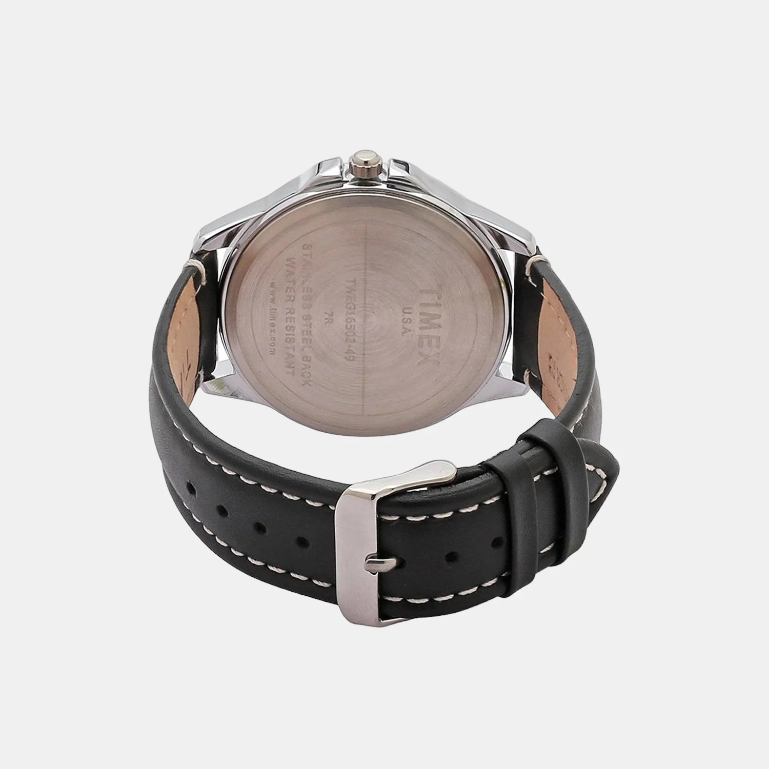 Men Quartz Black Dial Analog Leather Watch TWEG16502 - Image 2