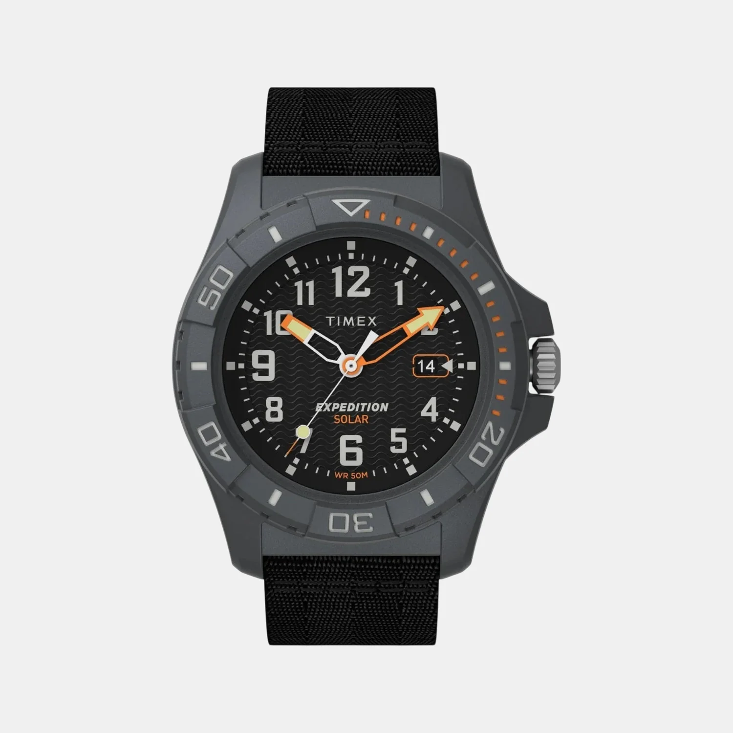 Men Quartz Black Dial Analog Fabric Watch TW2V40500X6